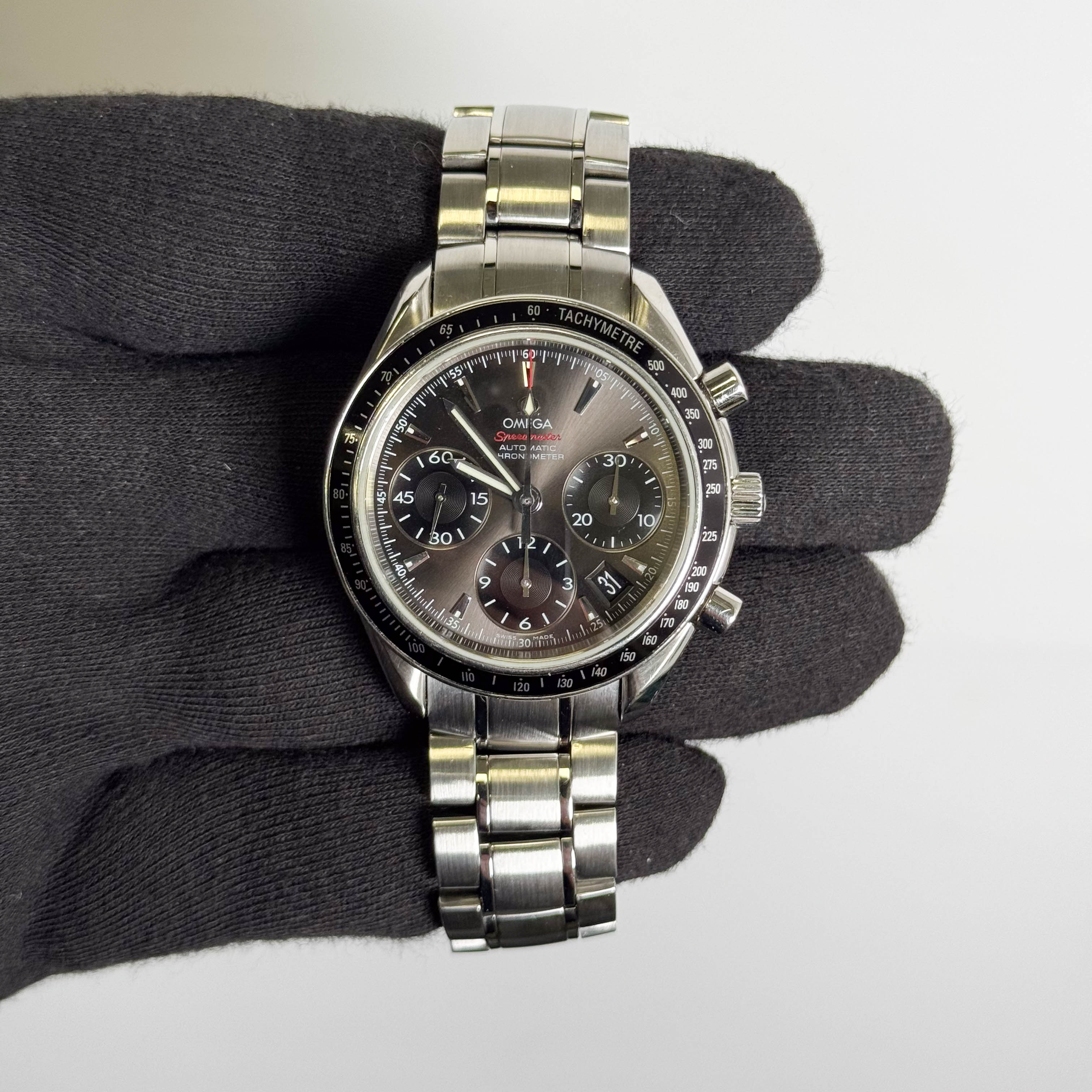 Omega Speedmaster 40mm Grey Dial Watch Ref# 323.30.40.40.06.001