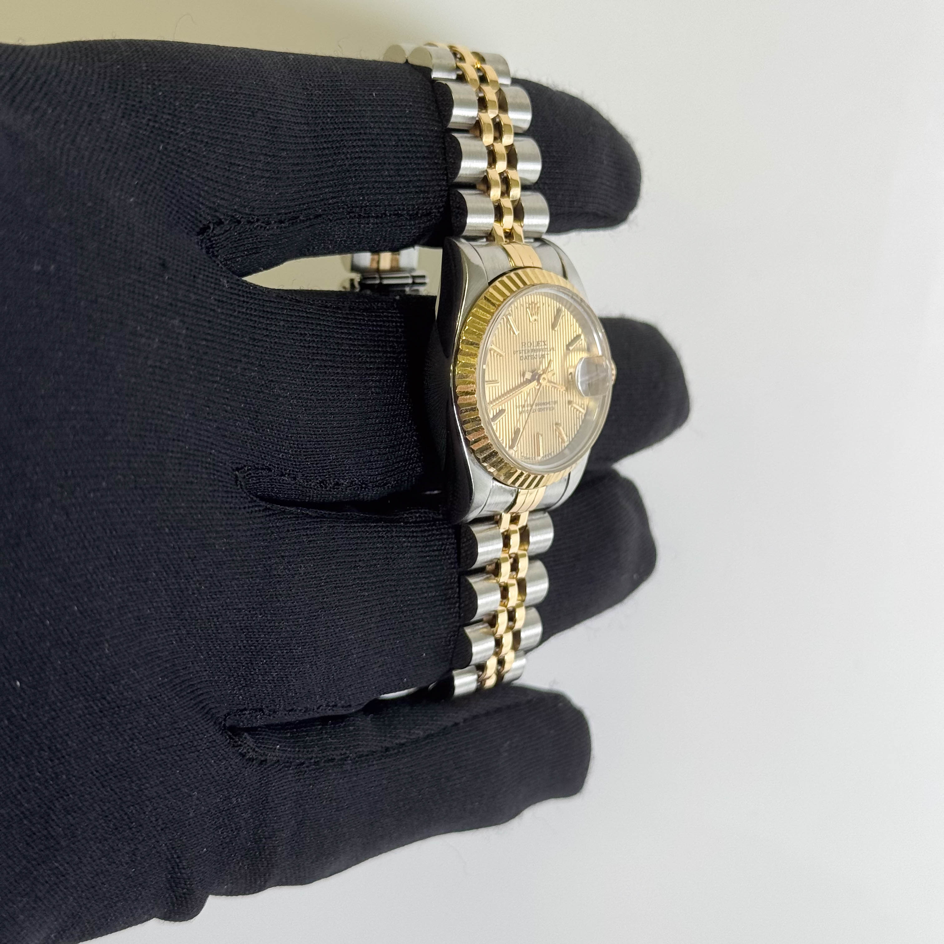 Rolex Datejust 26mm Champagne Dial Watch Ref# 69173