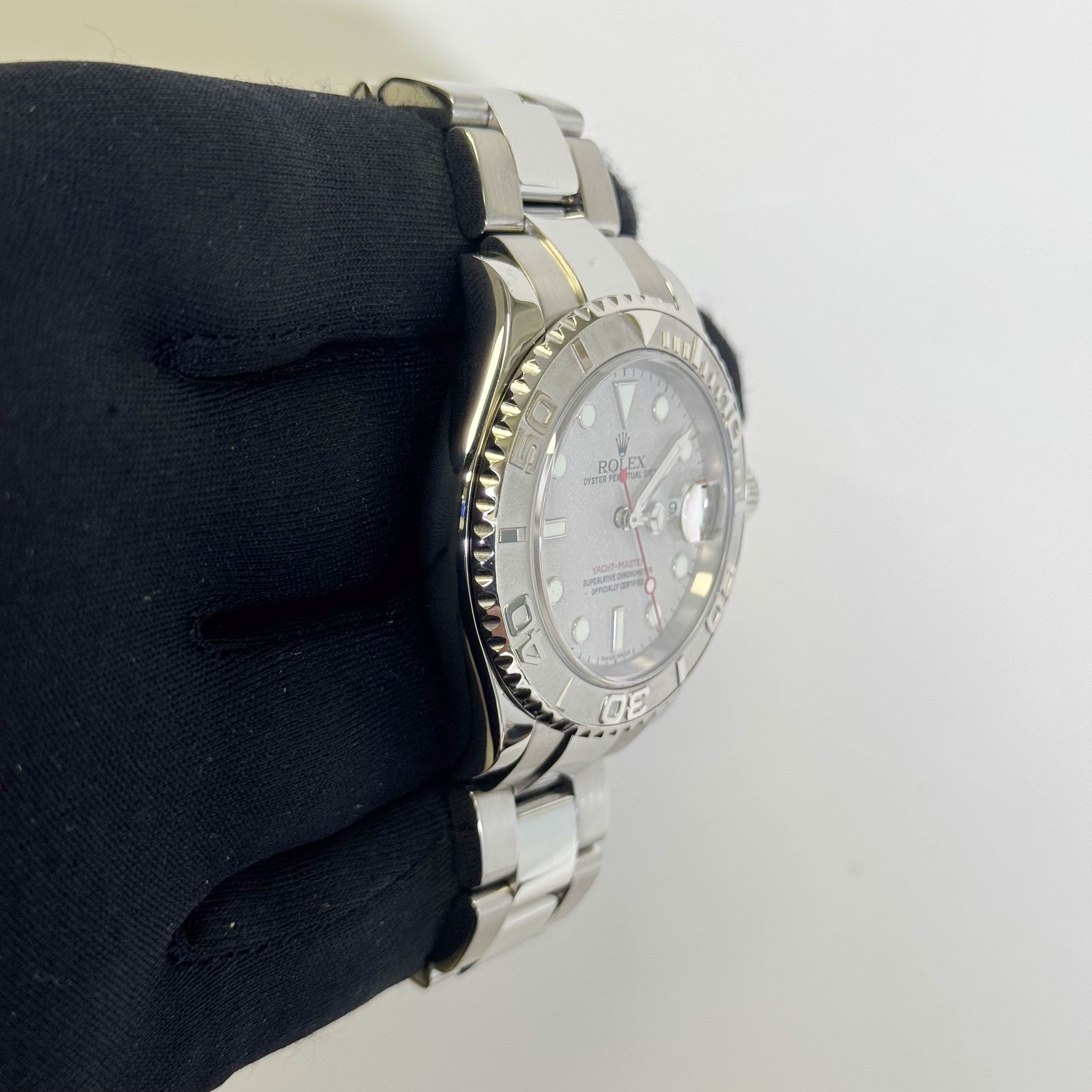 Rolex Yacht-Master 40mm Silver Dial Watch Ref# 16622 - Happy Jewelers Fine Jewelry Lifetime Warranty