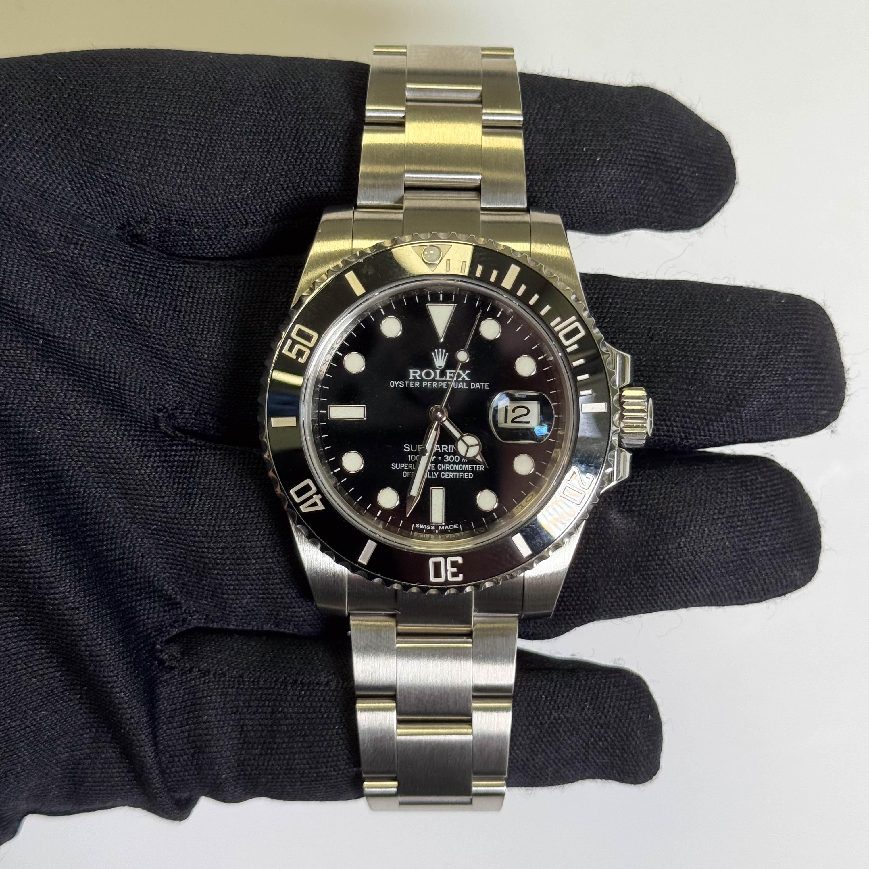 Rolex Submariner 40mm Black Dot Dial Watch Ref# 116610LN