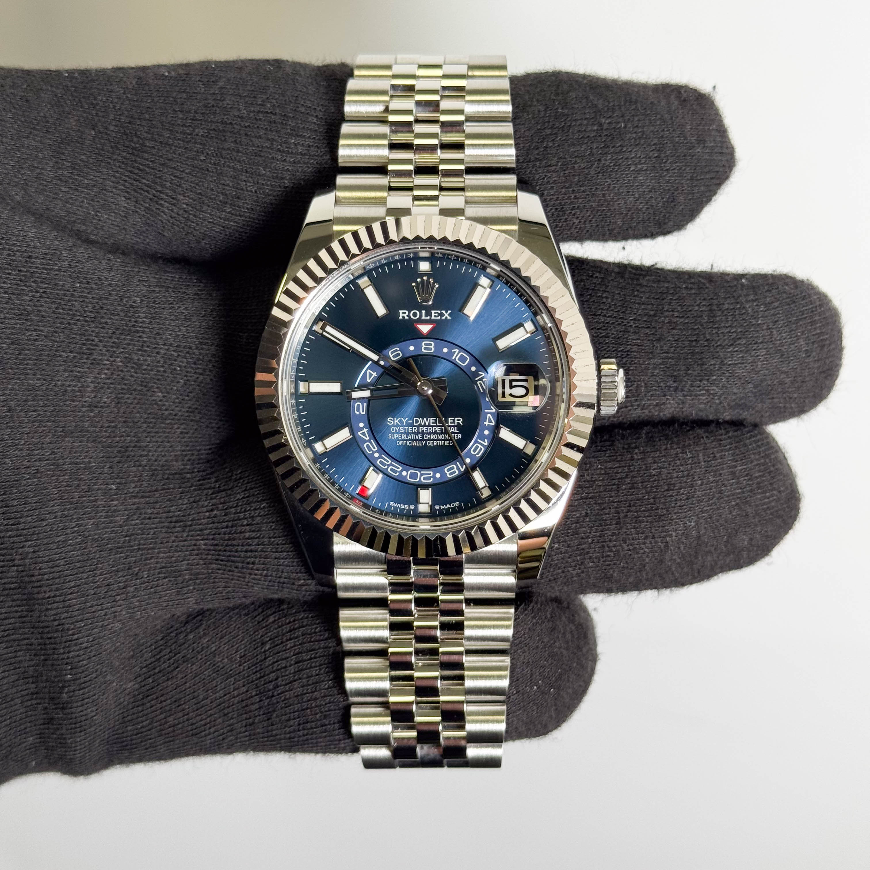 Rolex Sky-Dweller 42mm Blue Dial Watch Ref# 336934
