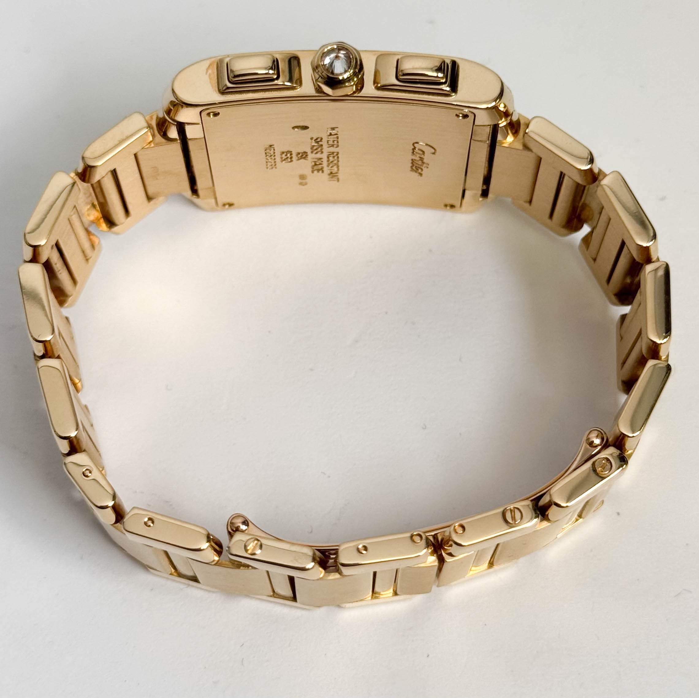 Cartier Francaise 28mm White Dial Watch Ref# 1830 - Happy Jewelers Fine Jewelry Lifetime Warranty
