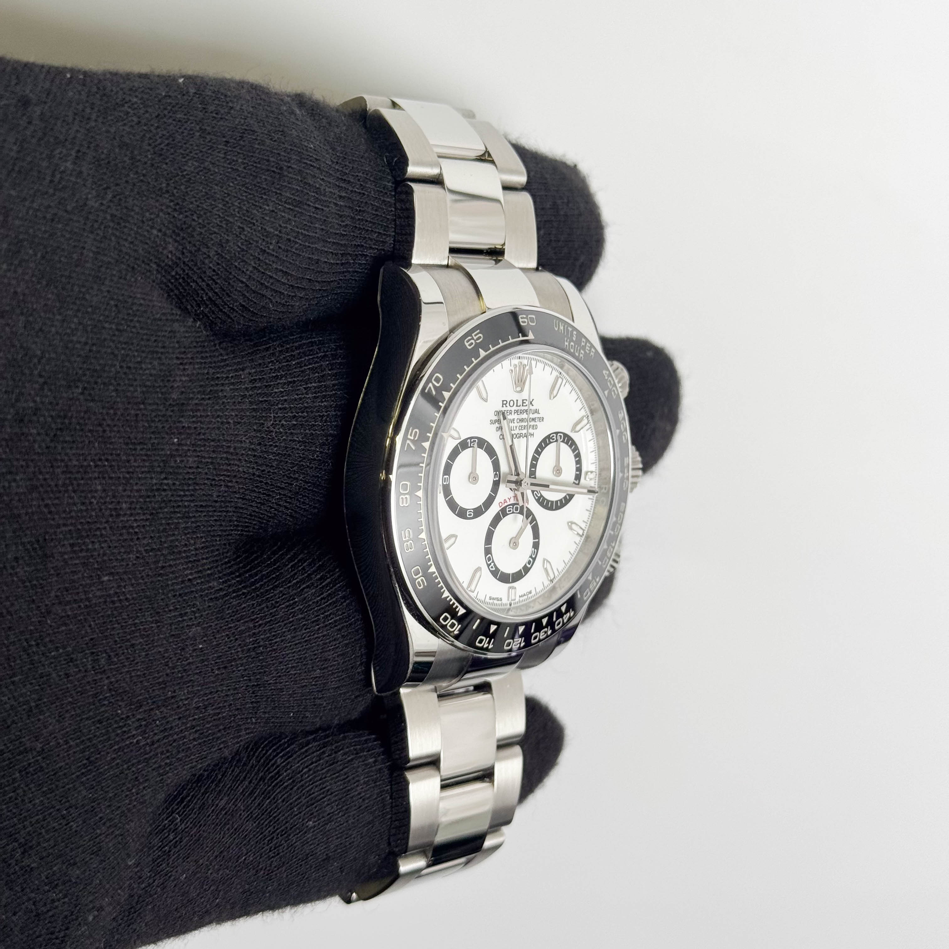 Rolex Daytona 40mm White Dial Watch Ref# 126500LN
