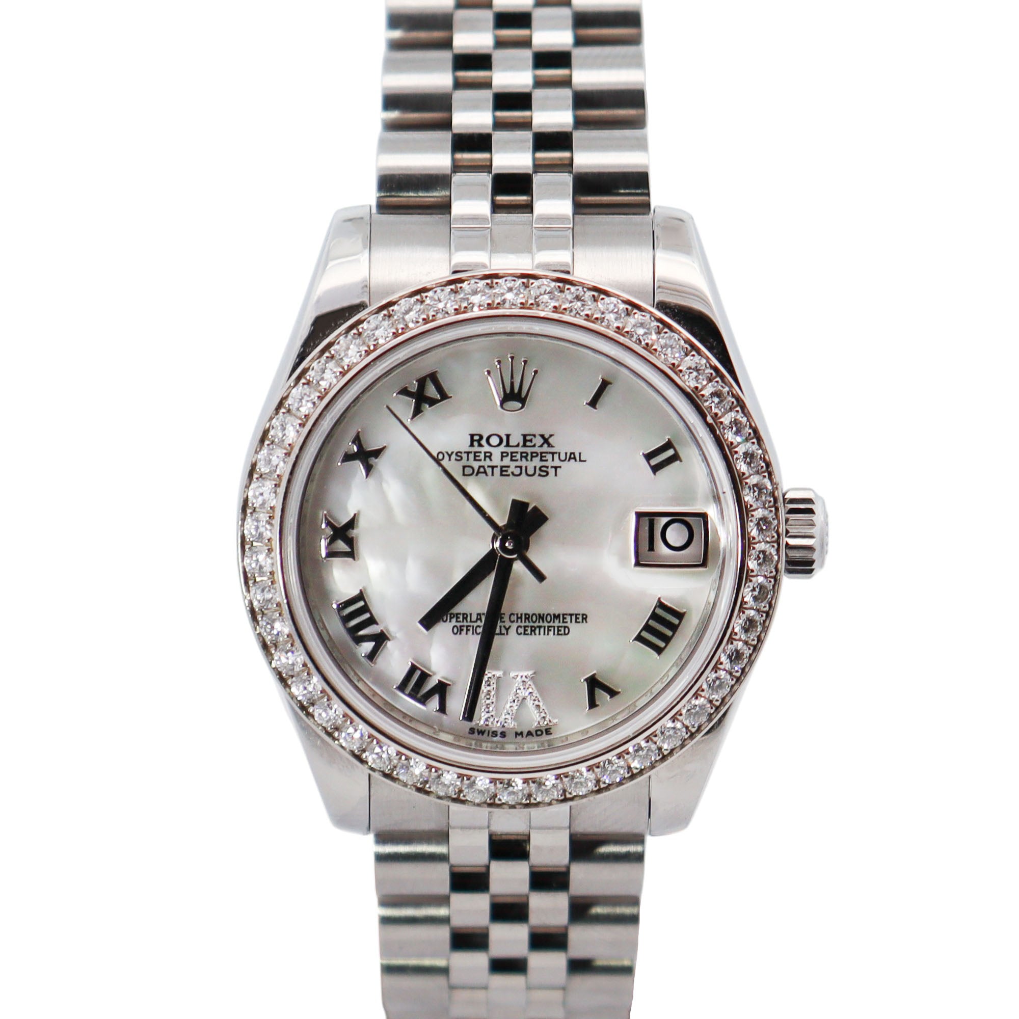 Rolex Datejust 31mm MOP Dial Watch Ref# 178384 - Happy Jewelers Fine Jewelry Lifetime Warranty