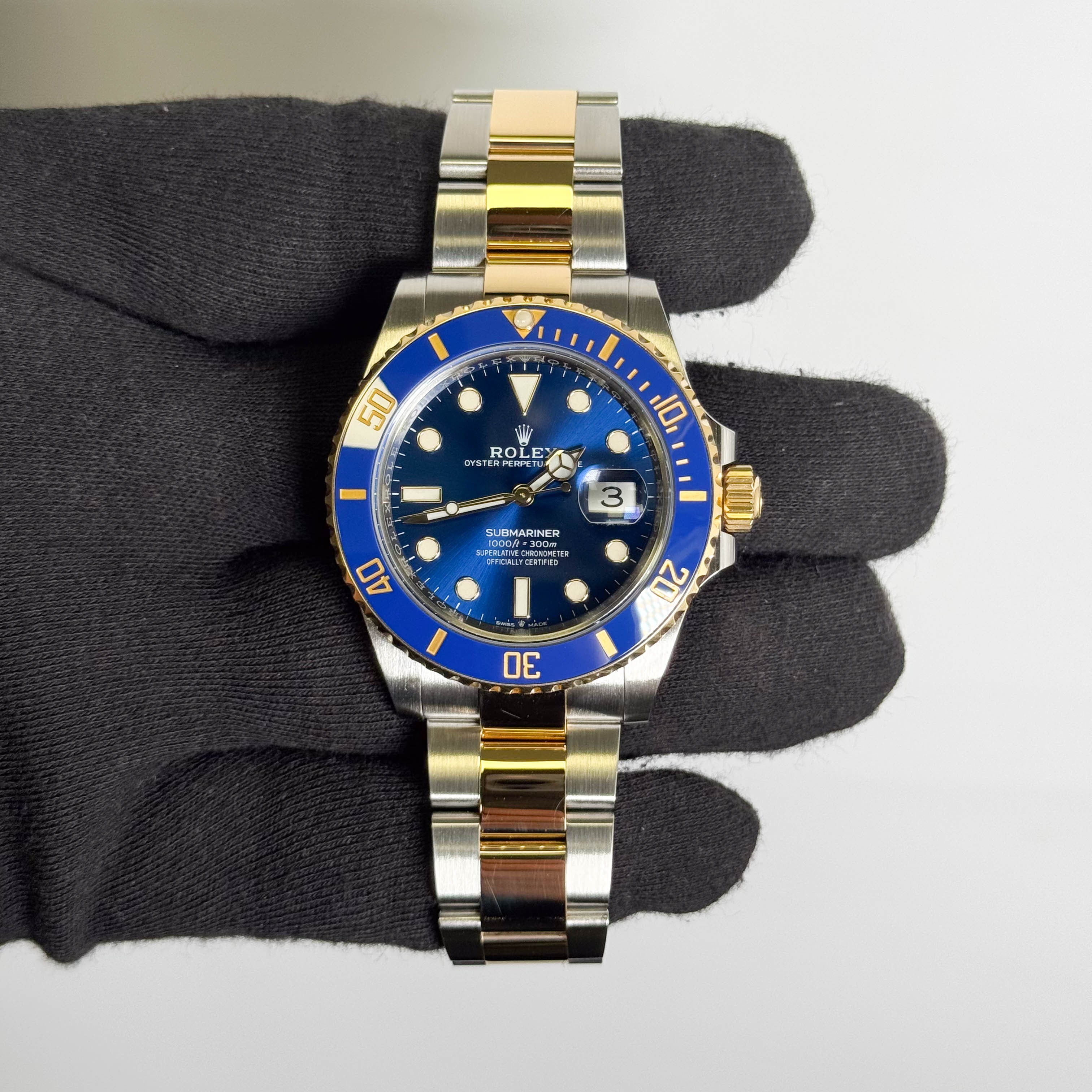 Rolex Submariner 40mm Blue Dial Watch Ref# 126613LB
