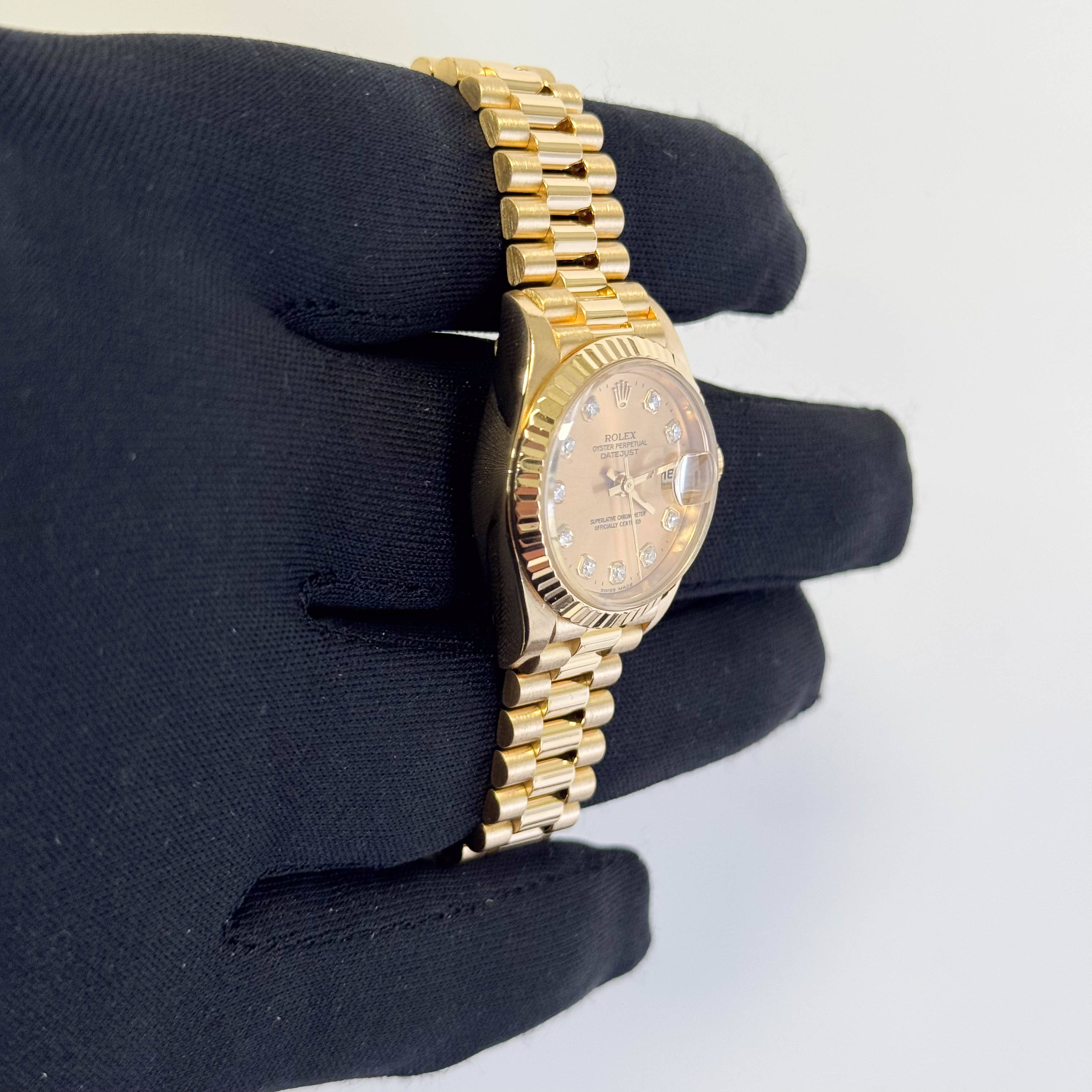 Rolex Datejust 26mm Champagne Dial Watch Ref# 69178 - Happy Jewelers Fine Jewelry Lifetime Warranty