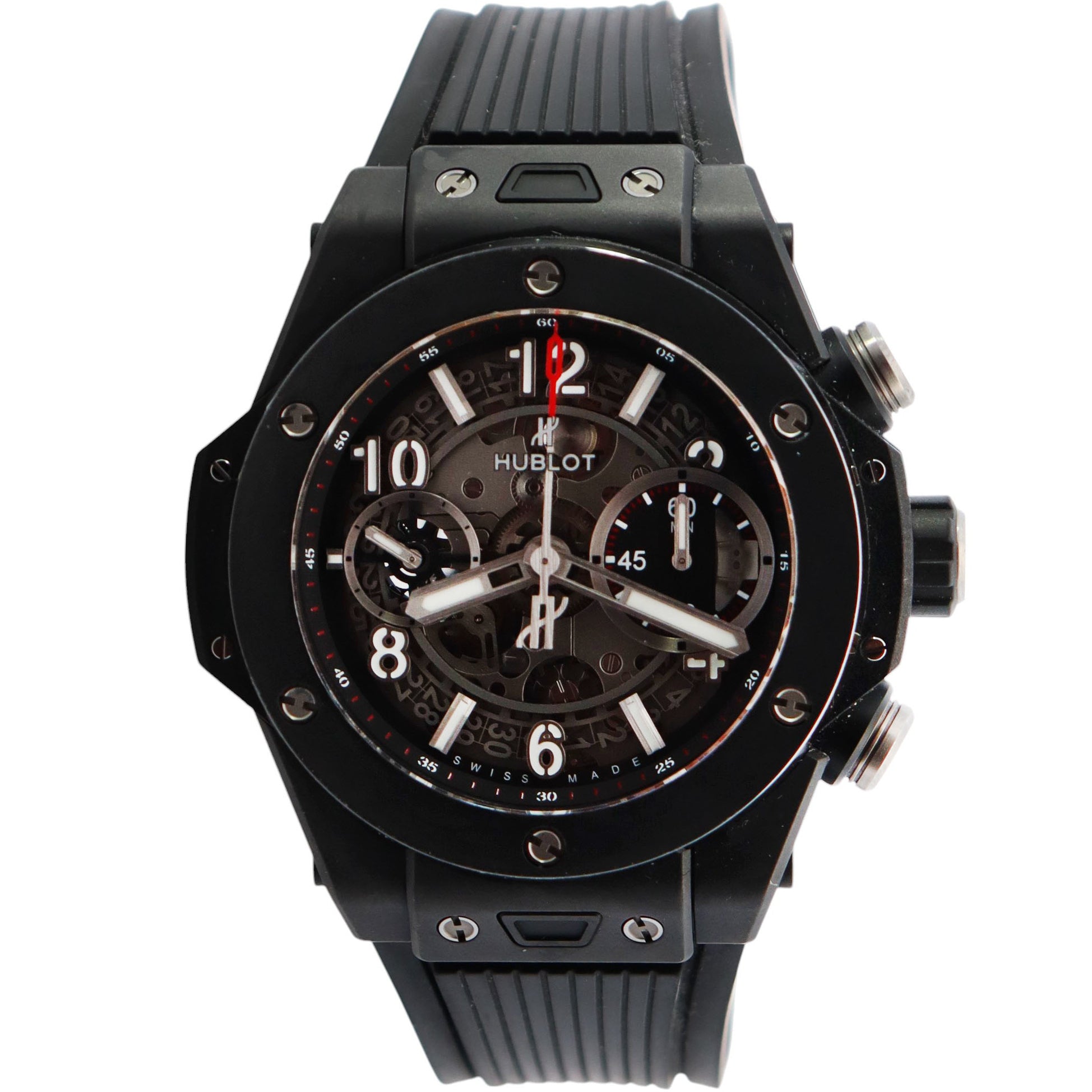 Hublot Big Bang 42mm Openwork Dial Watch Ref# 441.CI.1170.RX - Happy Jewelers Fine Jewelry Lifetime Warranty