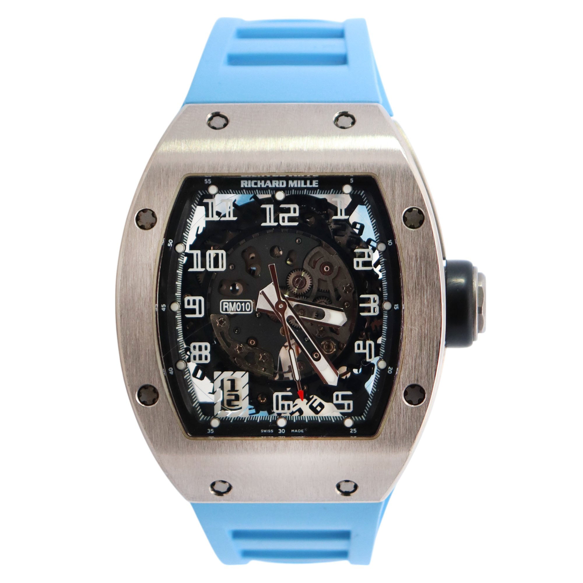 Richard Mille RM010 38mm Skeleton Dial Watch Ref# RM010 - Happy Jewelers Fine Jewelry Lifetime Warranty