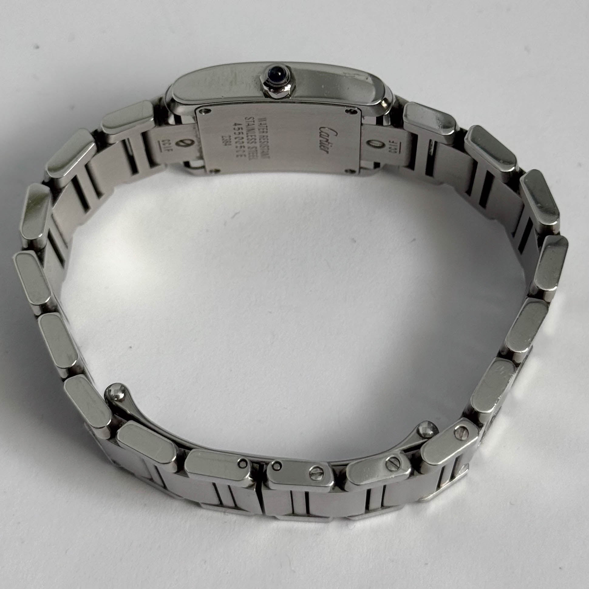 Cartier Tank 20mm Black Dial Watch Ref# W51026Q3