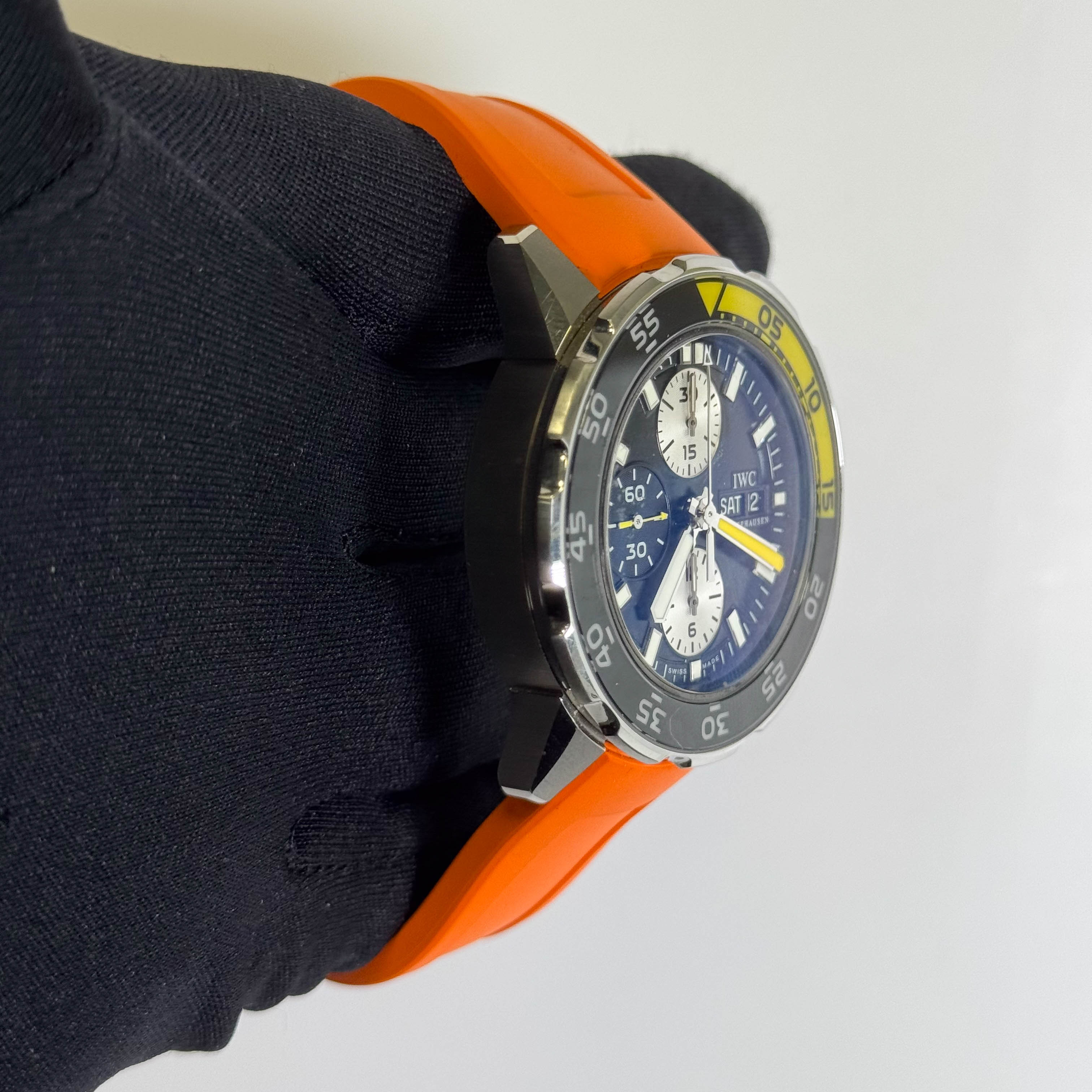 IWC Aquatimer 44mm Black Dial Watch Ref# IW3767-01