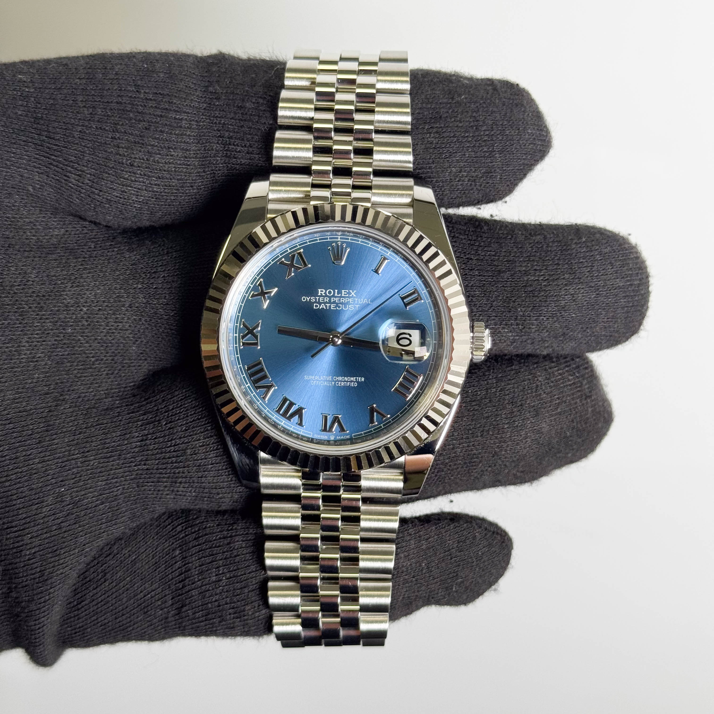 Rolex Datejust 41mm Blue Dial Watch Ref# 126334