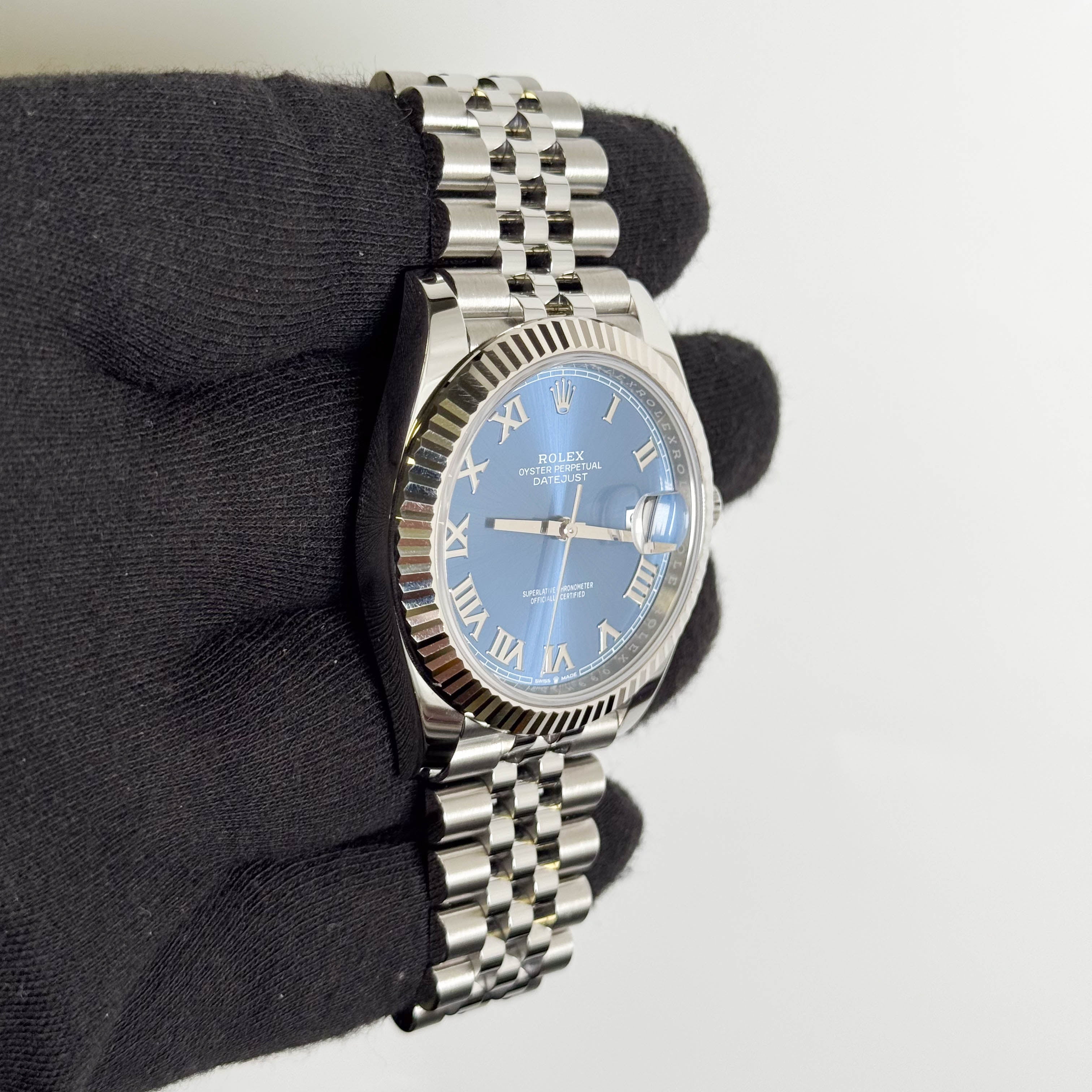 Rolex Datejust 41mm Blue Dial Watch Ref# 126334