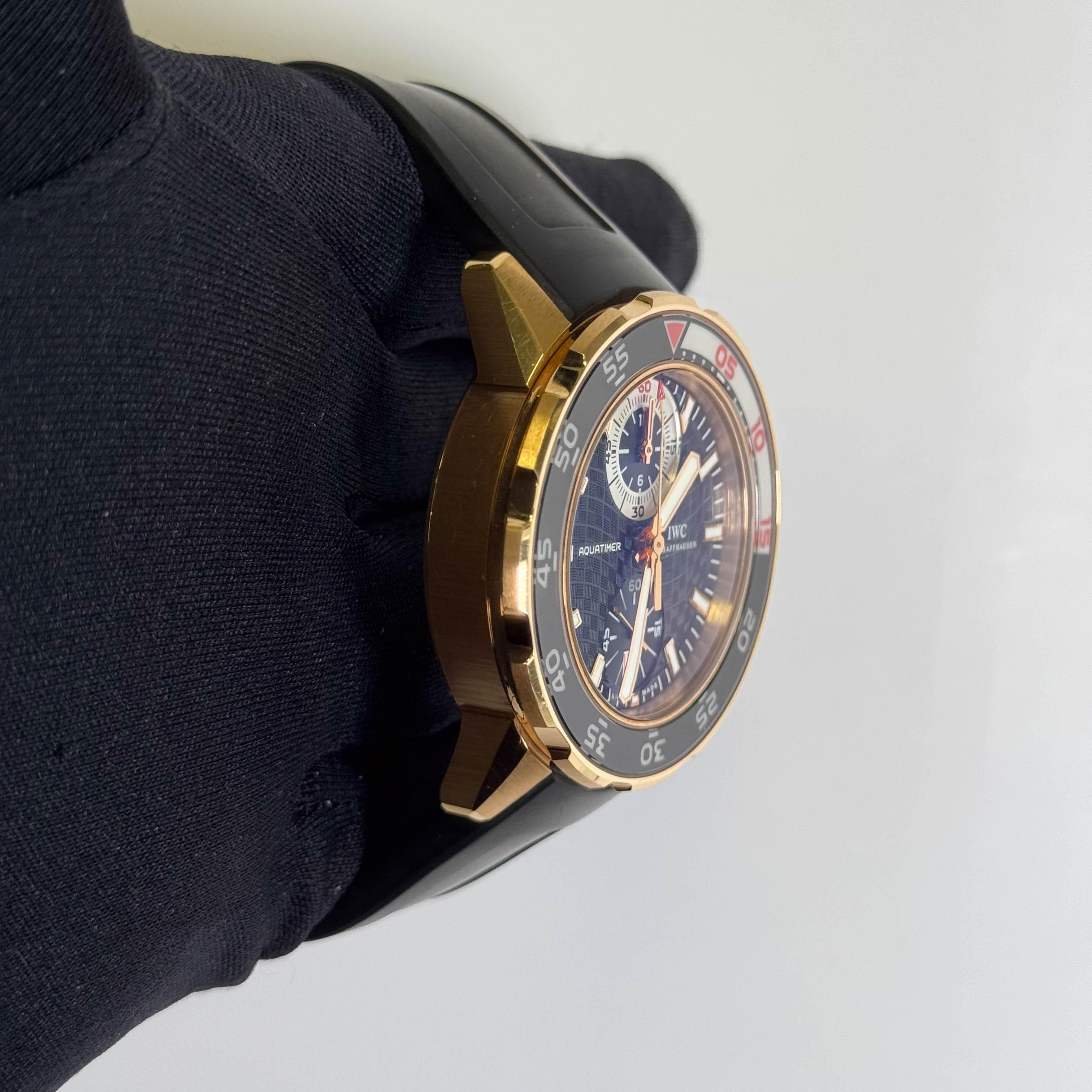 IWC Aquatimer 44mm Black Dial Watch Ref# IW3769-03