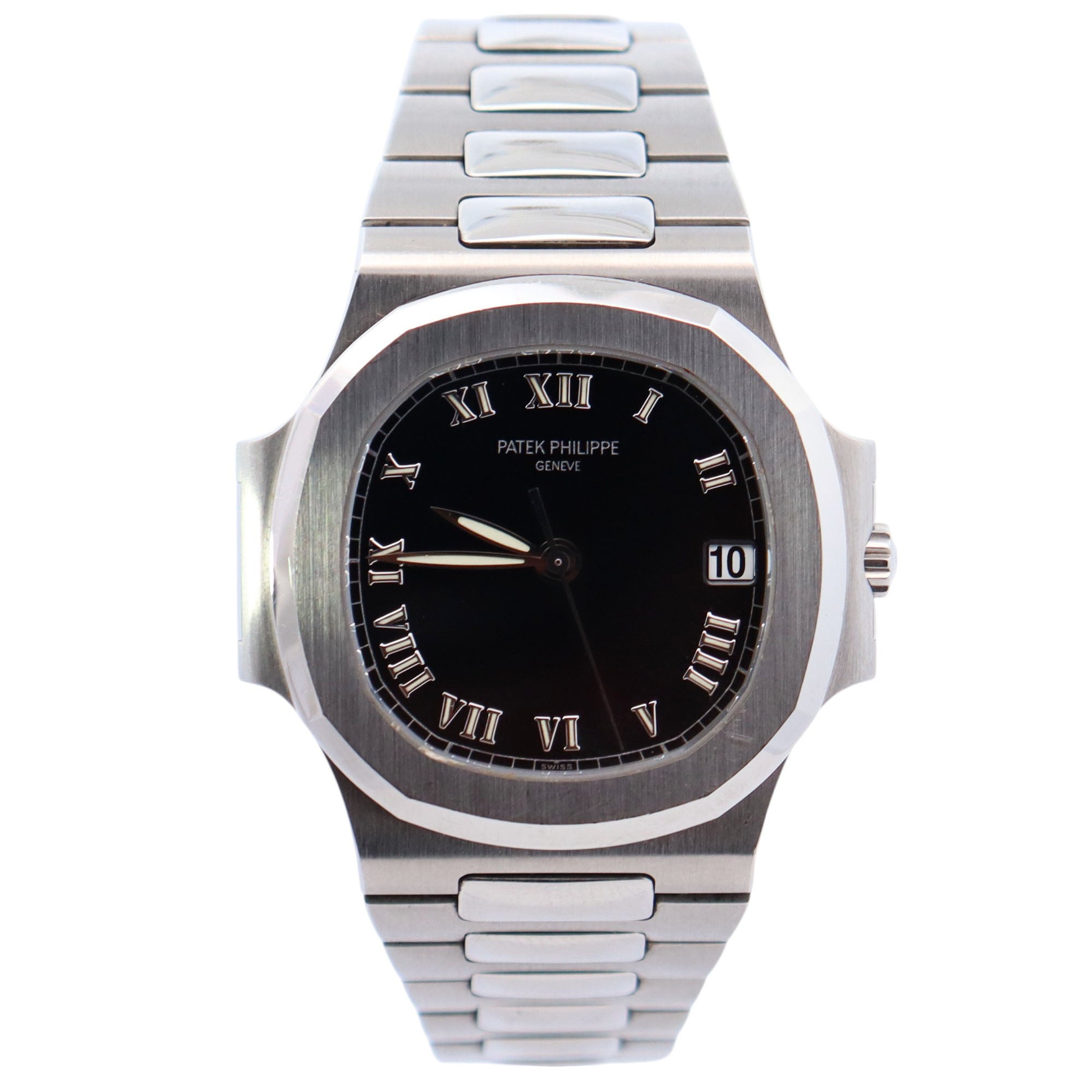 Patek Philippe Nautilus 40mm Black Dial Watch Ref# 3800/1A-001 - Happy Jewelers Fine Jewelry Lifetime Warranty