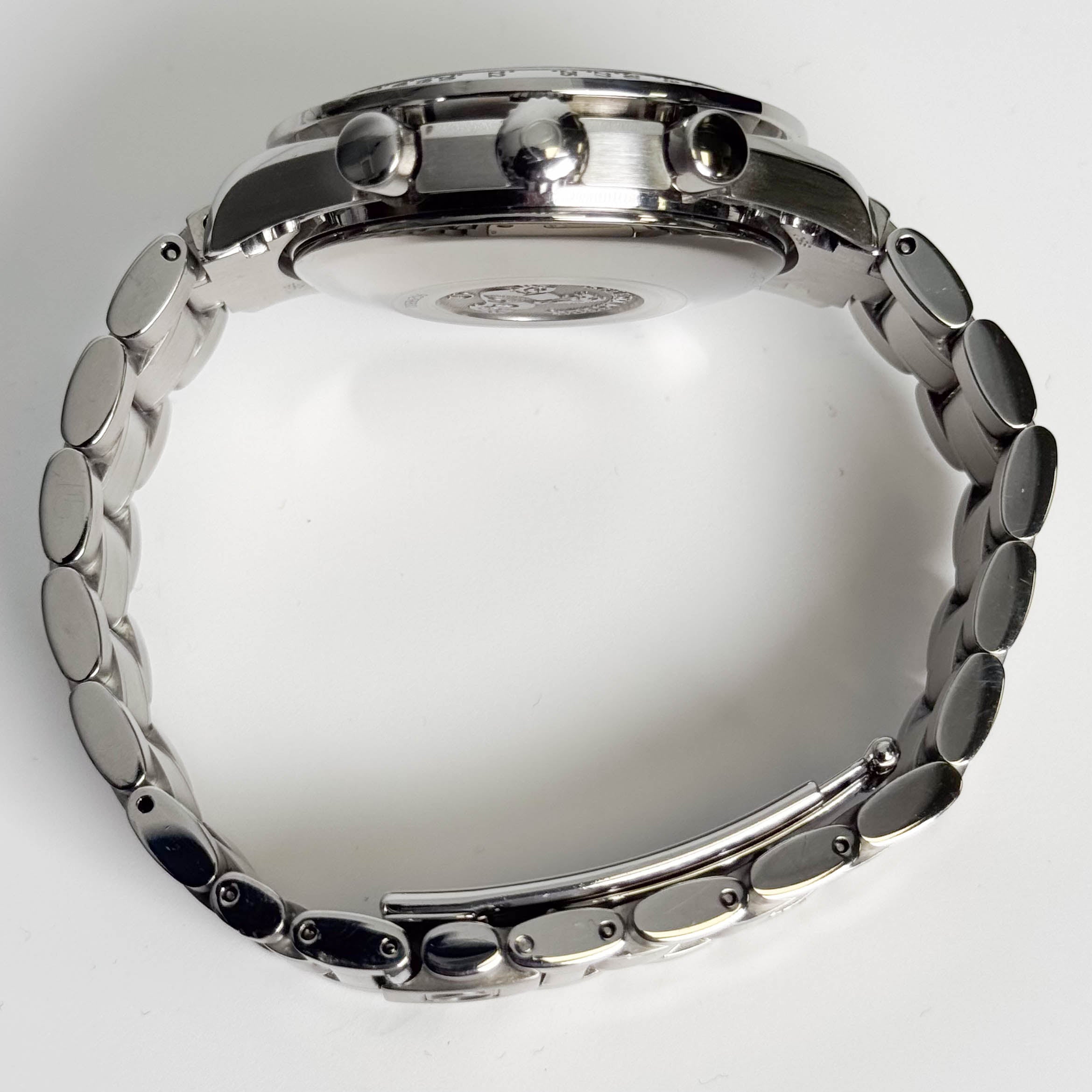 Omega Speedmaster Day-Date 38mm Silver Dial Watch Ref# 3521.30.00 - Happy Jewelers Fine Jewelry Lifetime Warranty