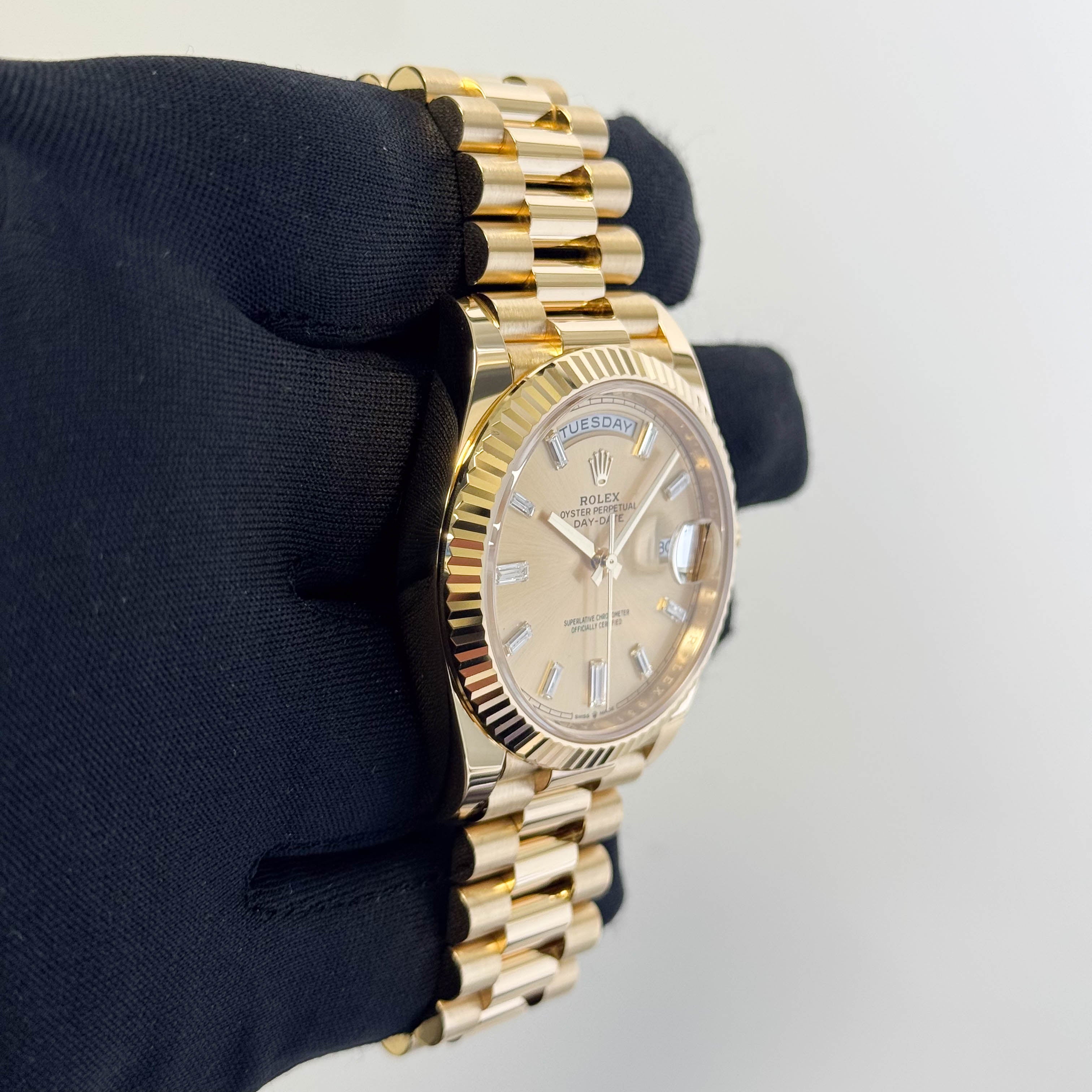 Rolex Day-Date 40mm Champagne Dial Watch Ref# 228238