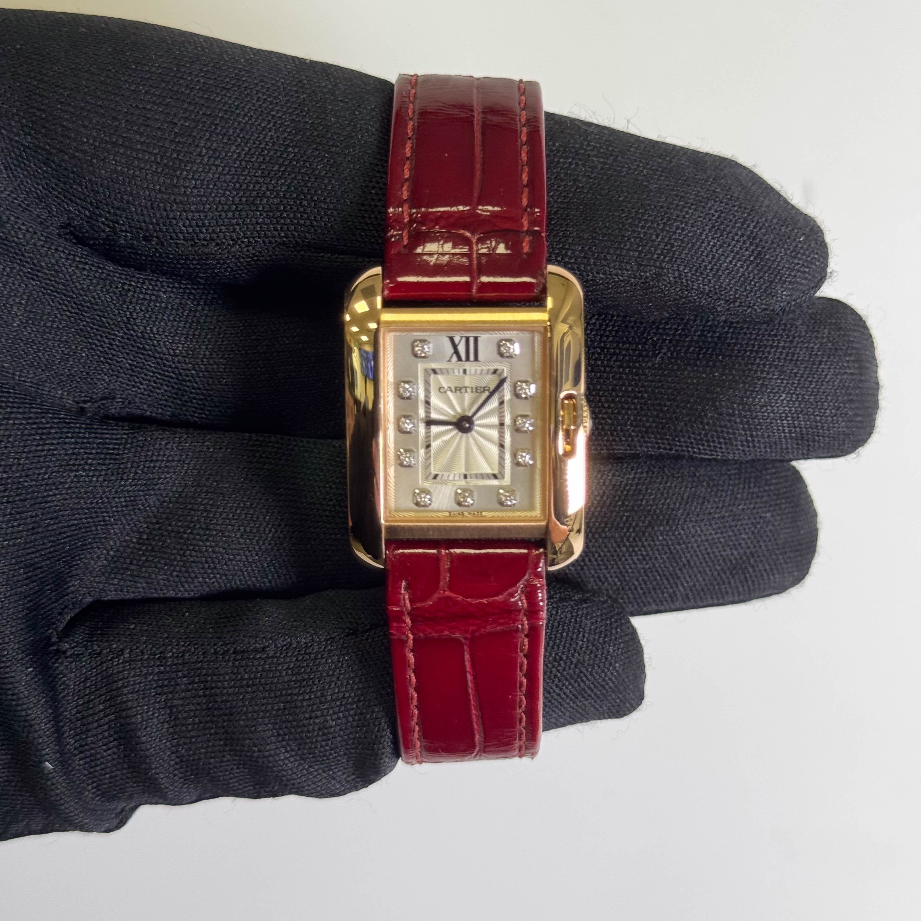 Cartier Tank 30mm Silver Dial Watch Ref# WJTA0007