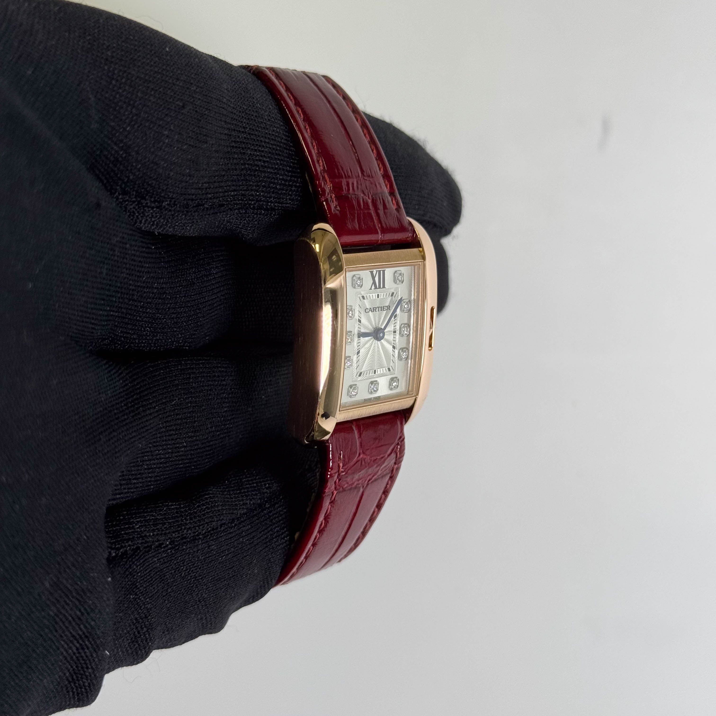 Cartier Tank 30mm Silver Dial Watch Ref# WJTA0007