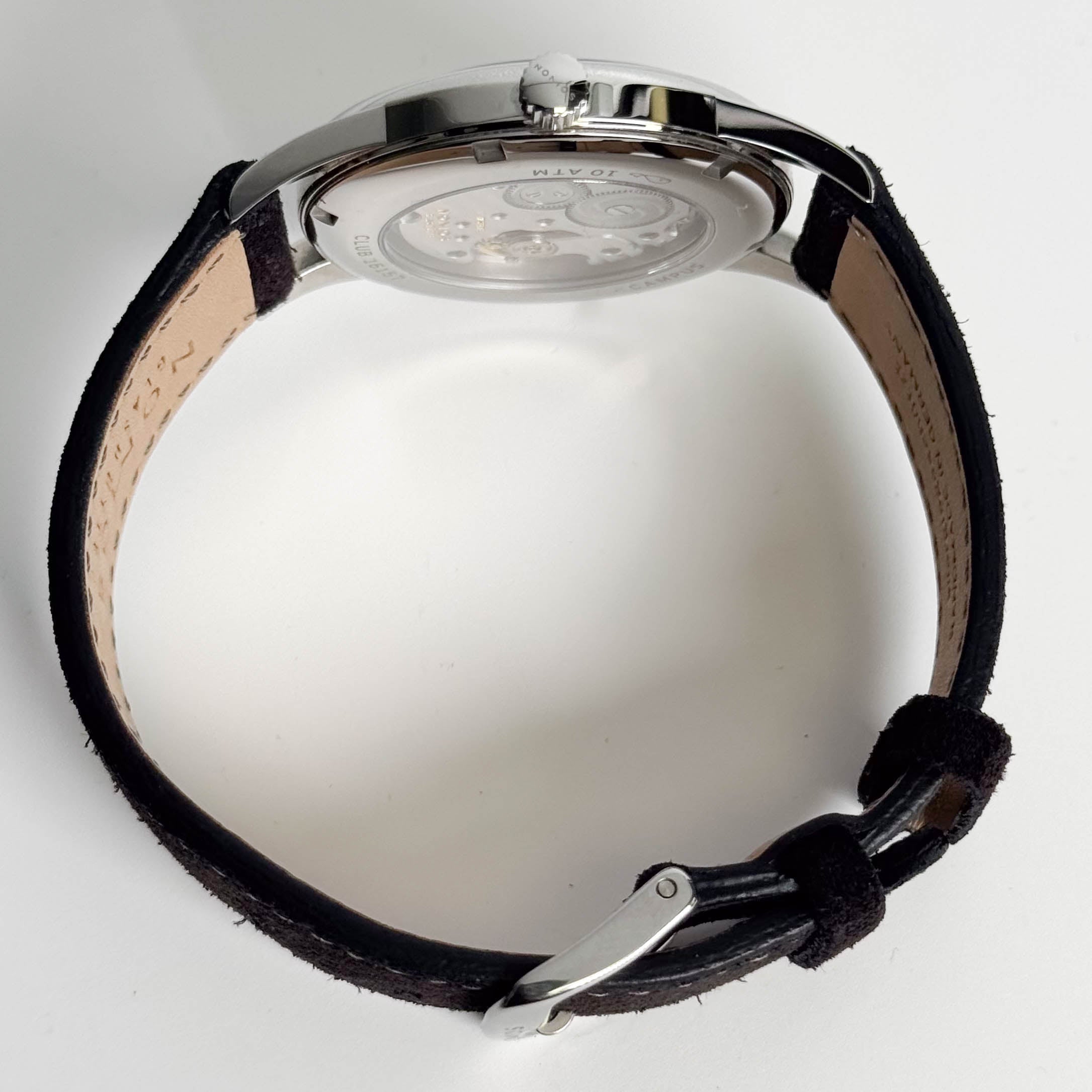 Glashutte Nomos Club Campus 38mm Grey Dial Watch Ref# 736 - Happy Jewelers Fine Jewelry Lifetime Warranty