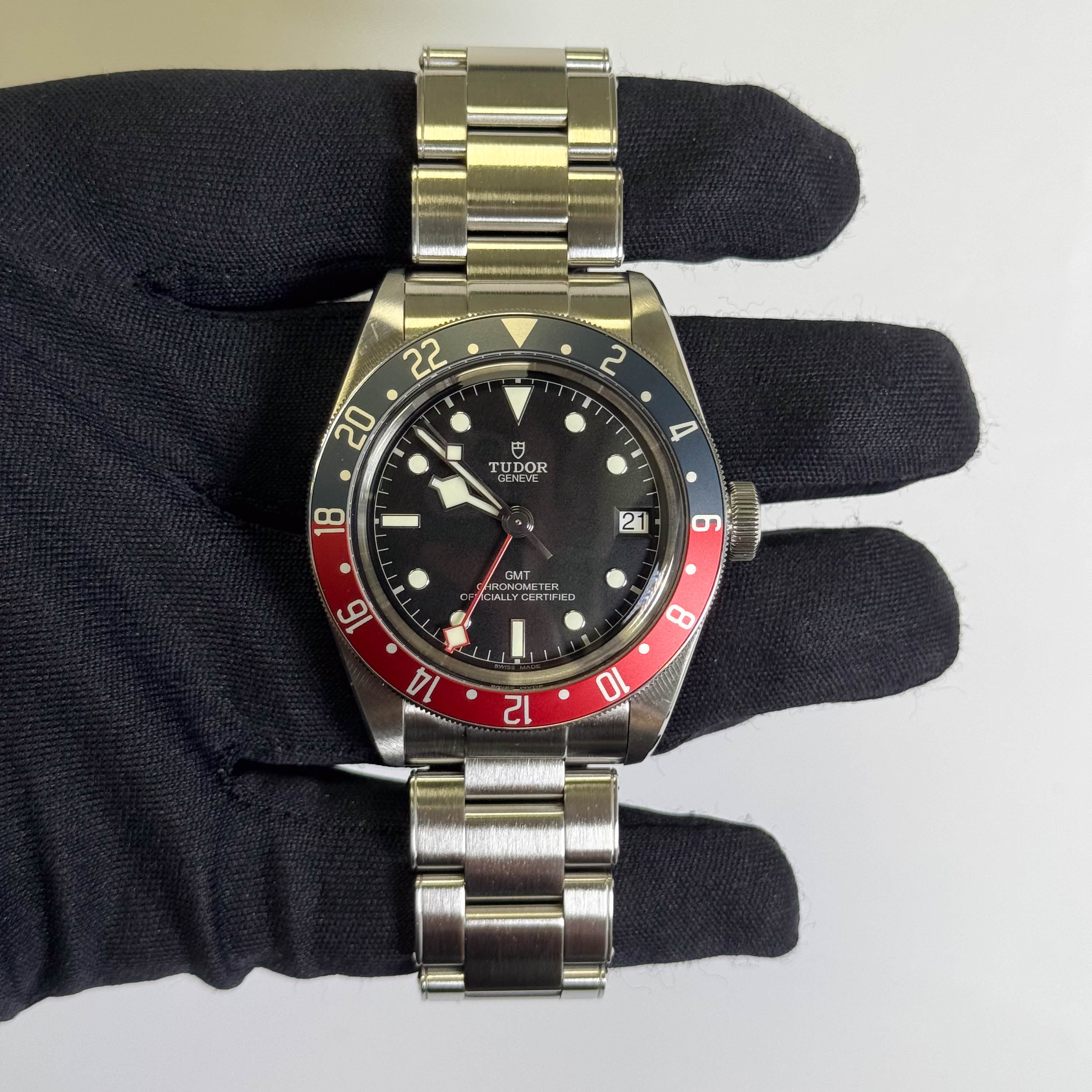 Tudor Black Bay 41mm Black Dial Watch Ref# 79830RB