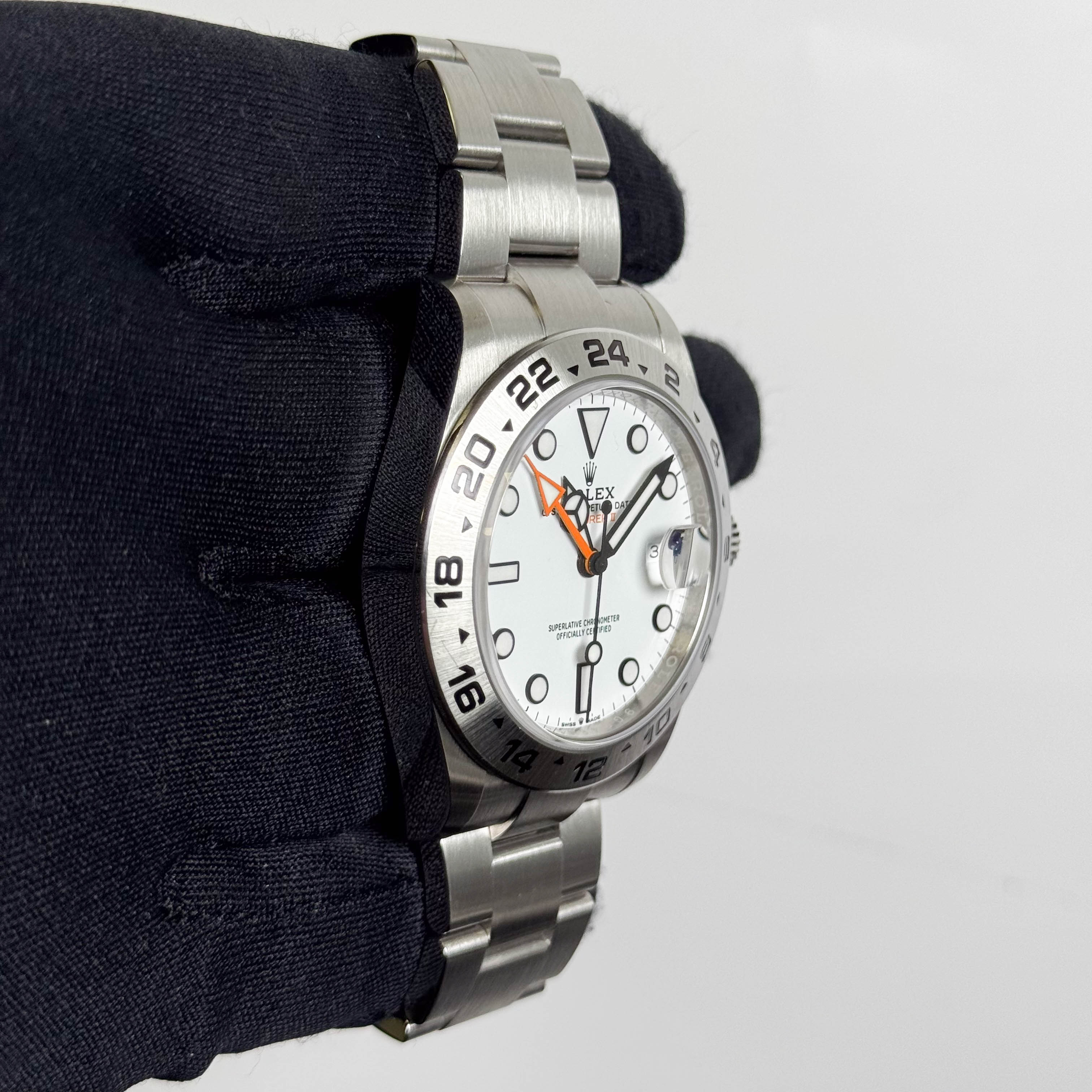 Rolex Explorer II 42mm White Dial Watch Ref# 226570 - Happy Jewelers Fine Jewelry Lifetime Warranty