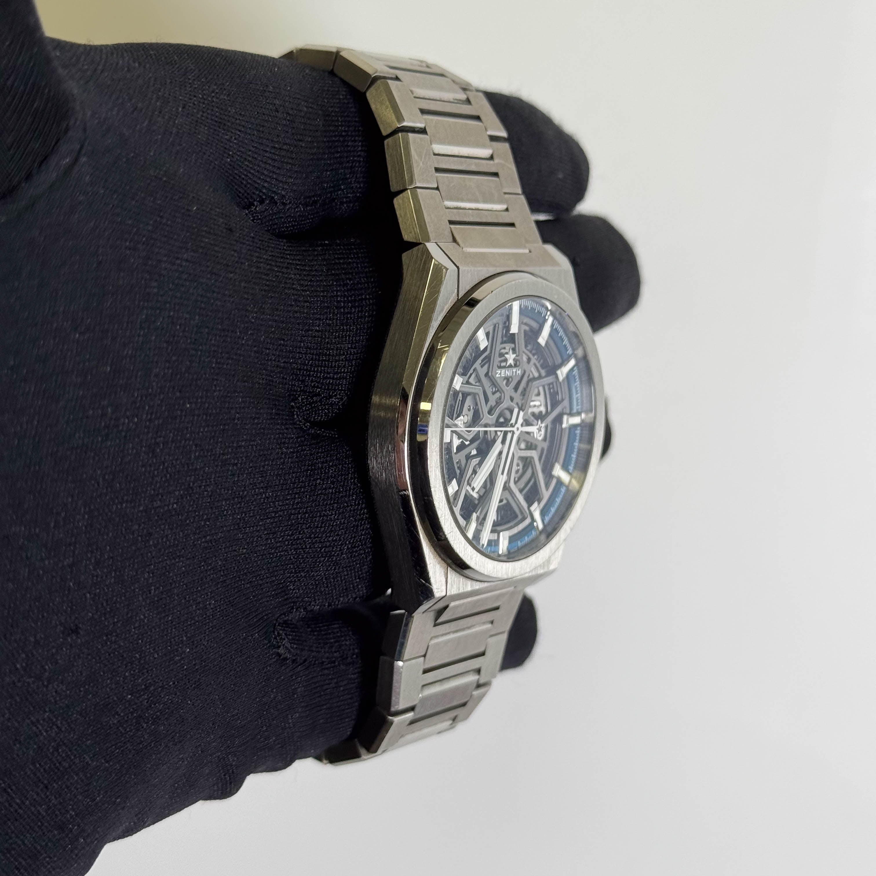 Zenith Defy 41mm Grey Skeleton Dial Watch Ref# 95.9000.670/78.M9000