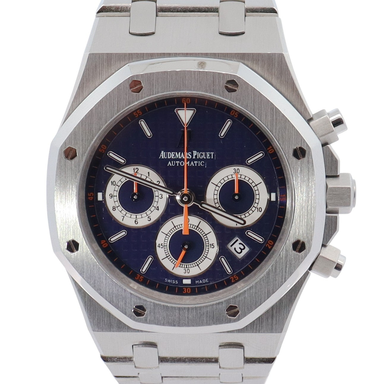 Audemars Piguet Royal Oak 39mm Blue Dial Watch Ref# 26300ST.OO.1110ST.07 - Happy Jewelers Fine Jewelry Lifetime Warranty