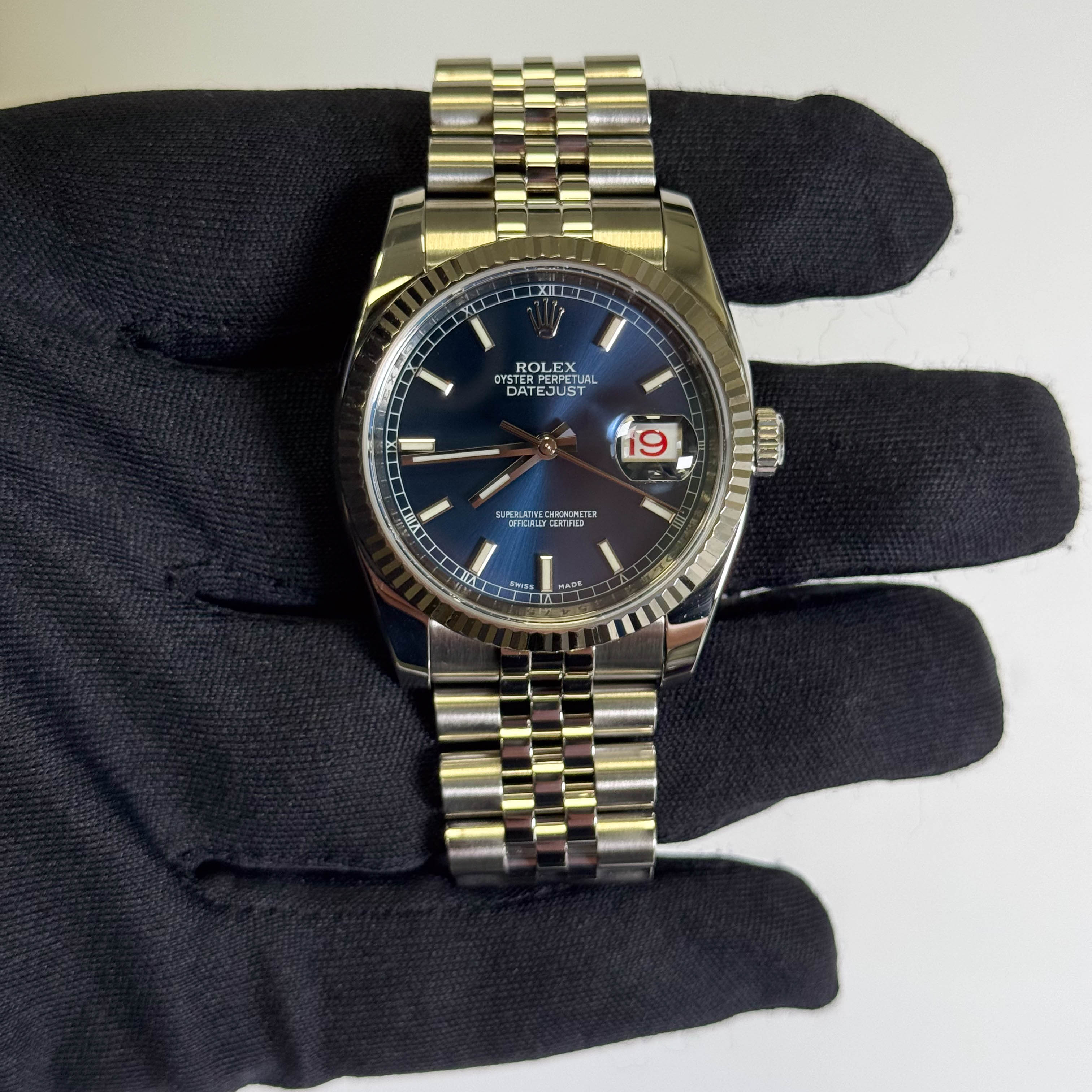 Rolex Datejust 36mm Blue Dial Watch Ref# 116234