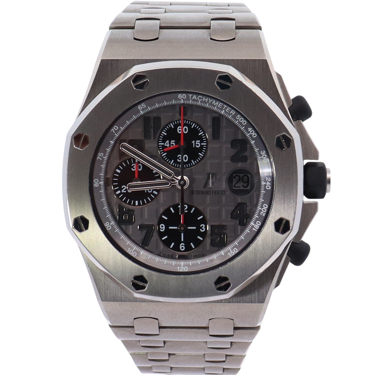 Audemars Piguet Royal Oak 42mm Grey Dial Watch Ref# 26170TI.OO.1000TI.01 - Happy Jewelers Fine Jewelry Lifetime Warranty