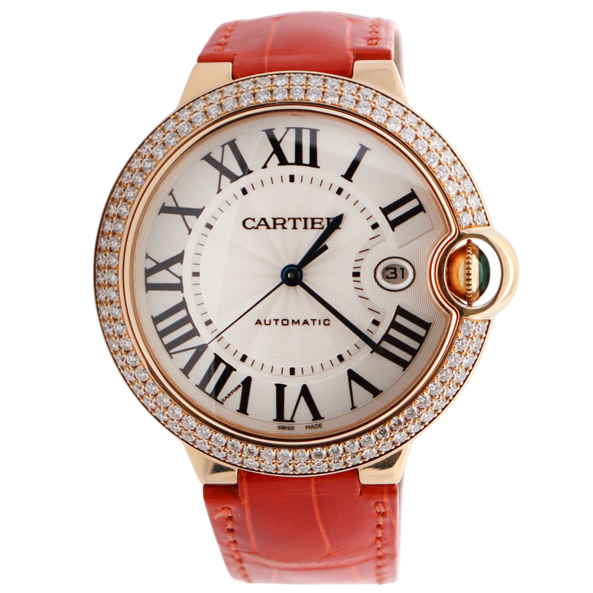 Cartier Ballon Bleu De 42mm Silver Dial Watch Ref# WE900751 - Happy Jewelers Fine Jewelry Lifetime Warranty