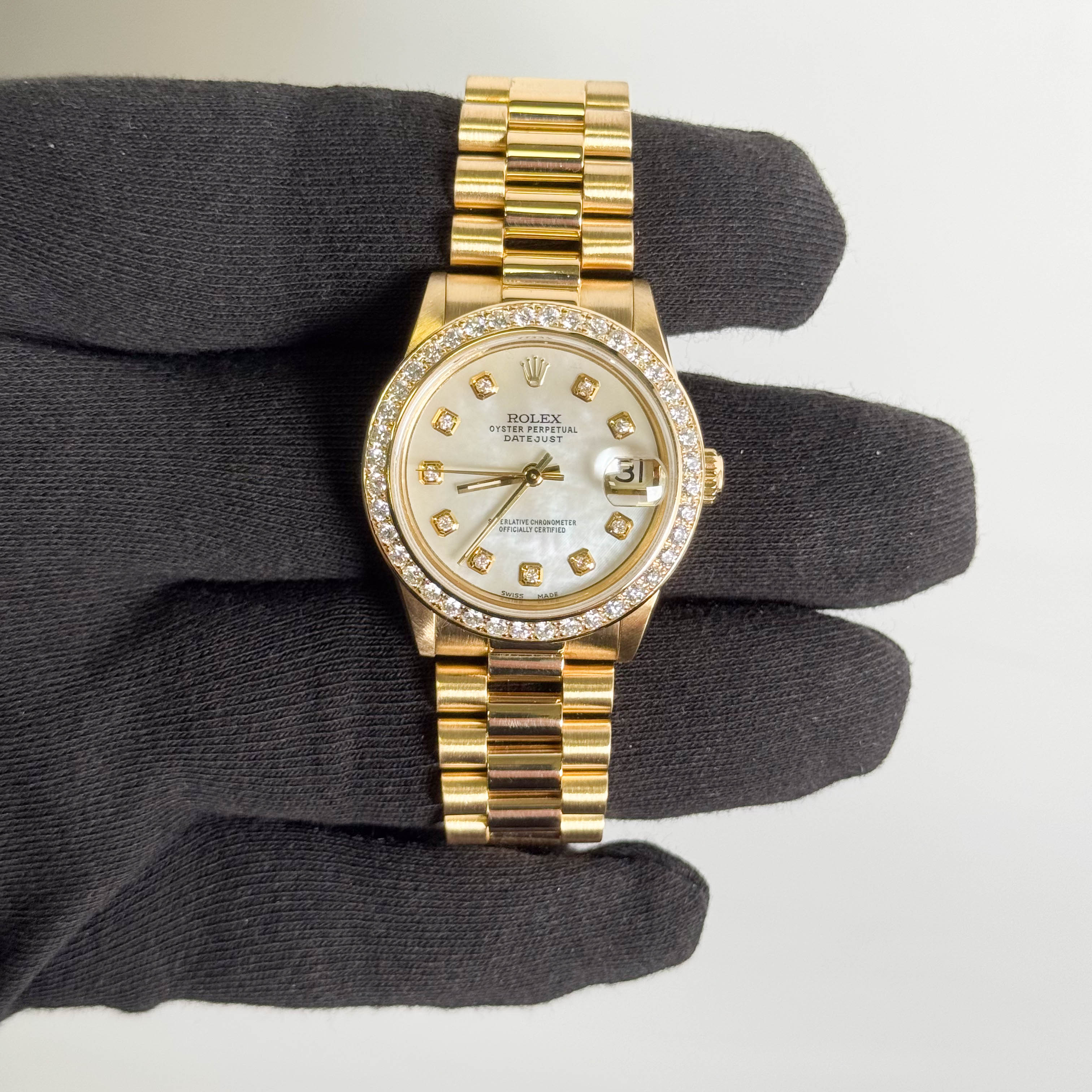 Rolex Datejust 31mm MOP Dial Watch Ref# 68278