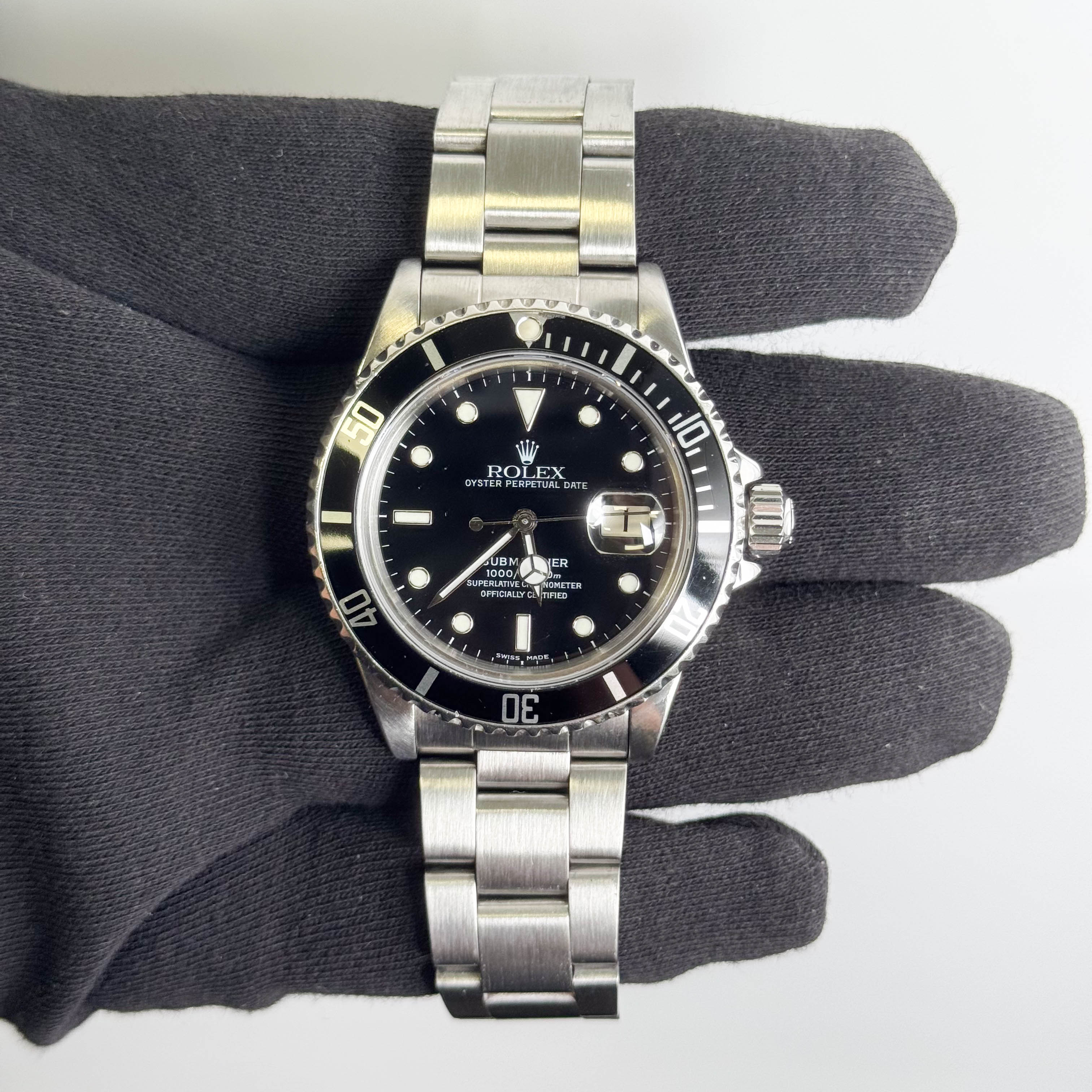Rolex Submariner 40mm Black Dial Watch Ref# 16800