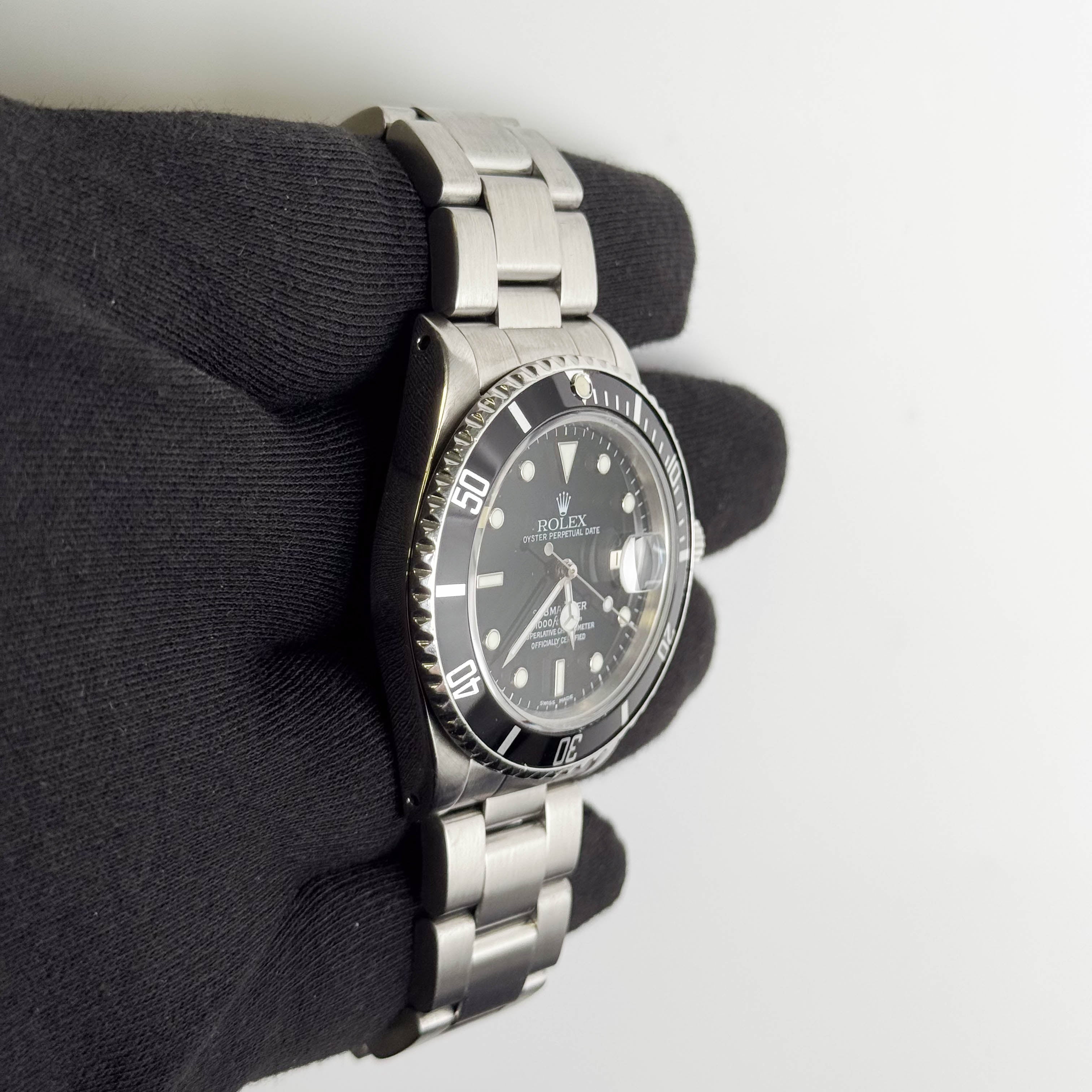 Rolex Submariner 40mm Black Dial Watch Ref# 16800