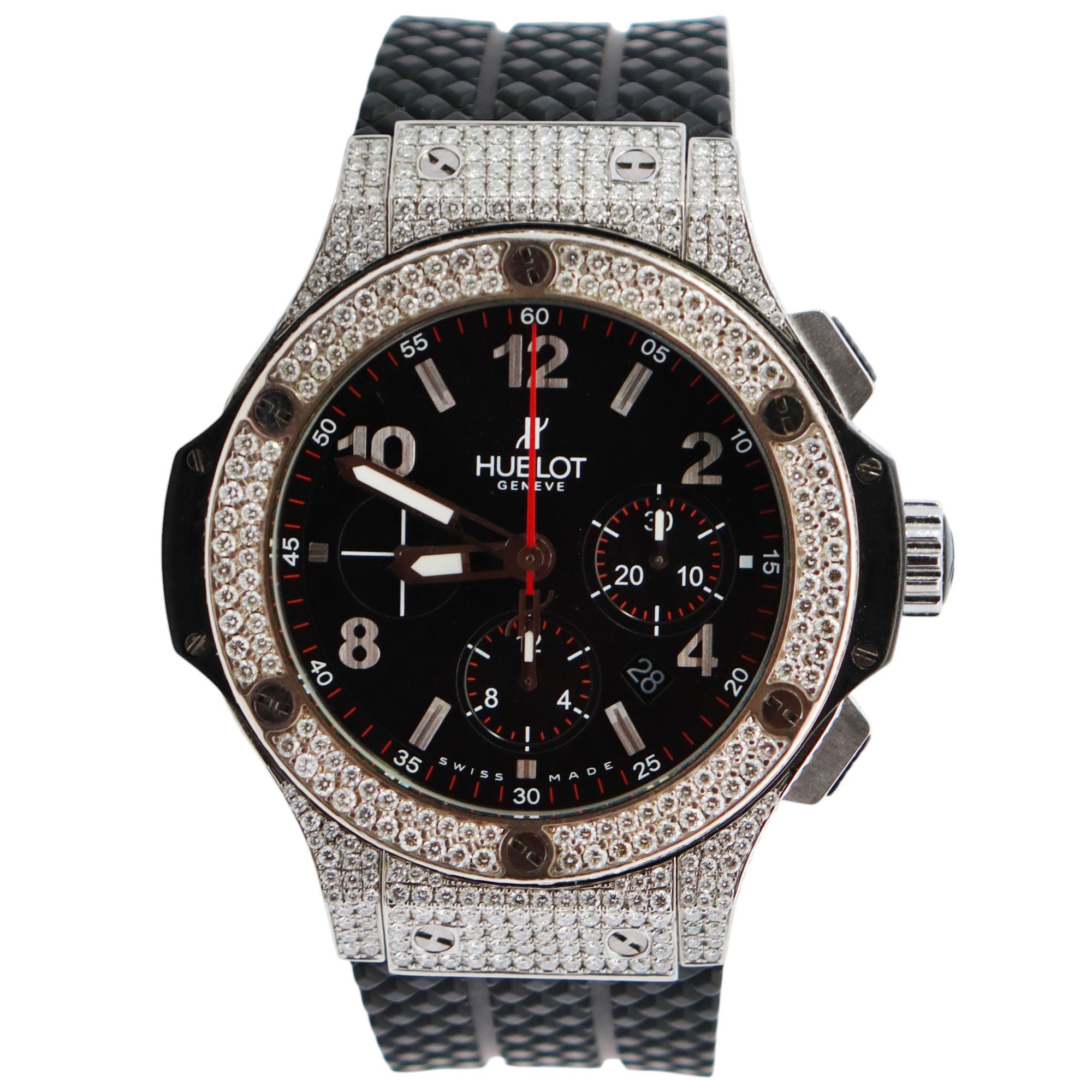 Hublot Big Bang 44mm Black Dial Watch Ref# 301.M - Happy Jewelers Fine Jewelry Lifetime Warranty