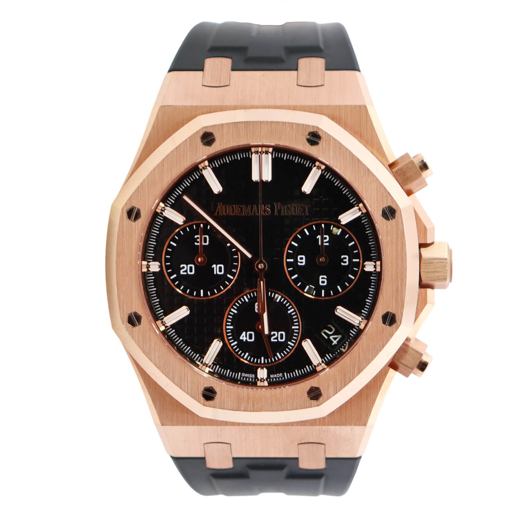 Audemars Piguet Royal Oak 41mm Black Dial Watch Ref# 26240OR.OO.D002CR.02 - Happy Jewelers Fine Jewelry Lifetime Warranty