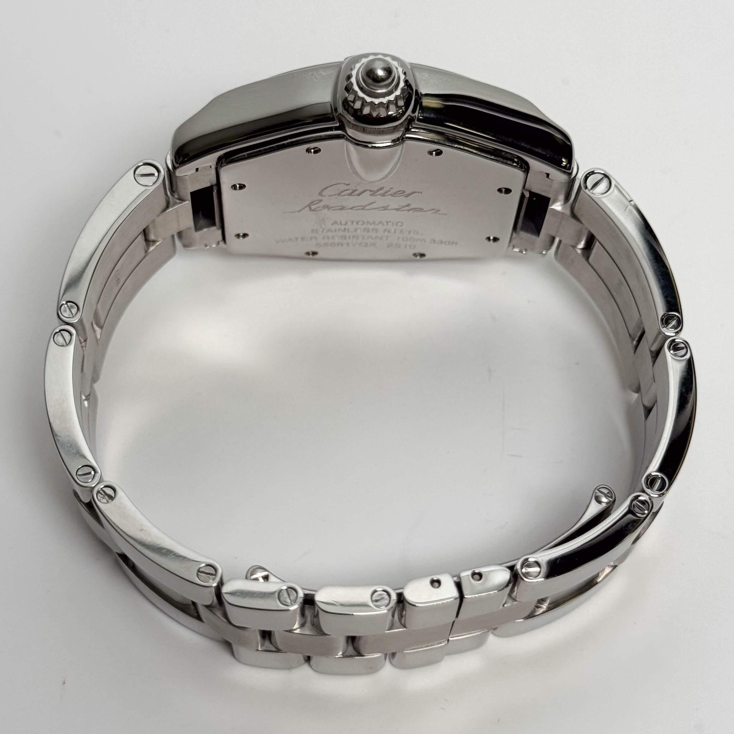 Cartier Roadster 35mm Silver Dial Watch Ref# W62025V3 - Happy Jewelers Fine Jewelry Lifetime Warranty
