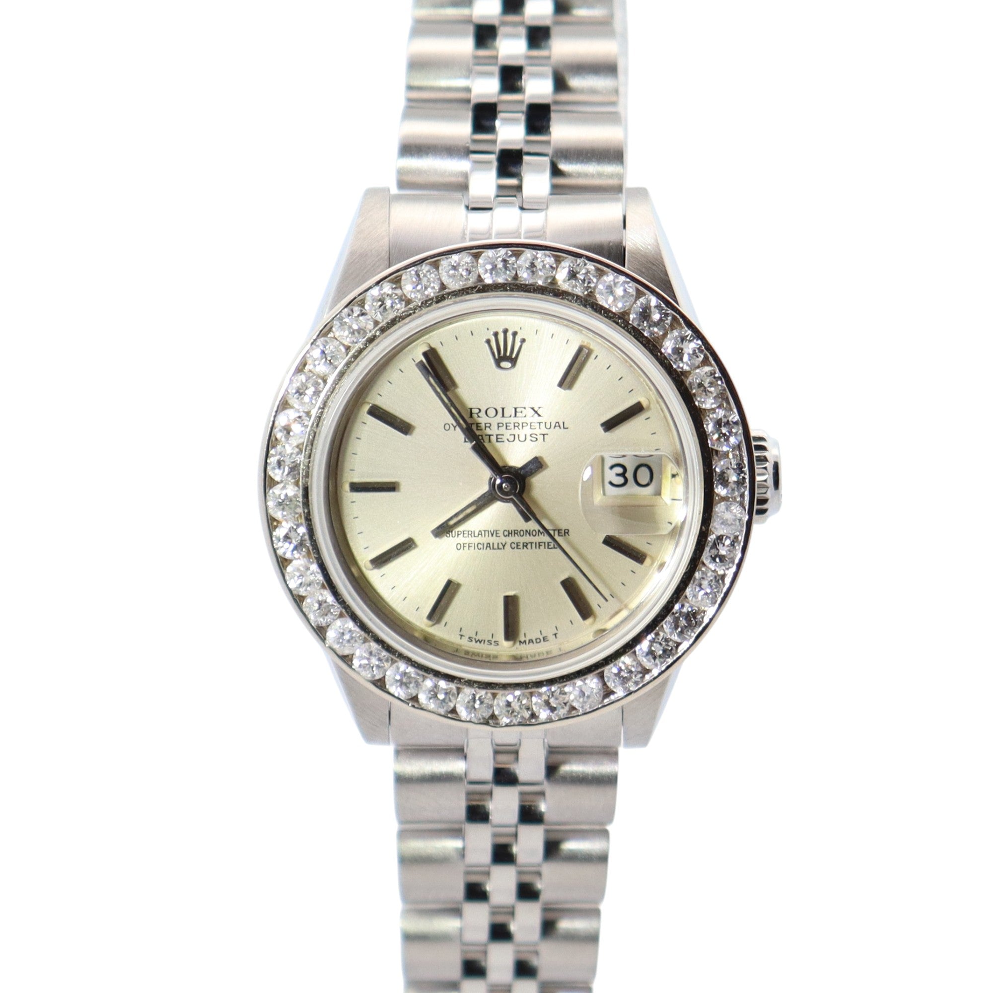 Rolex Datejust 26mm Silver Dial Watch Ref# 69174 - Happy Jewelers Fine Jewelry Lifetime Warranty