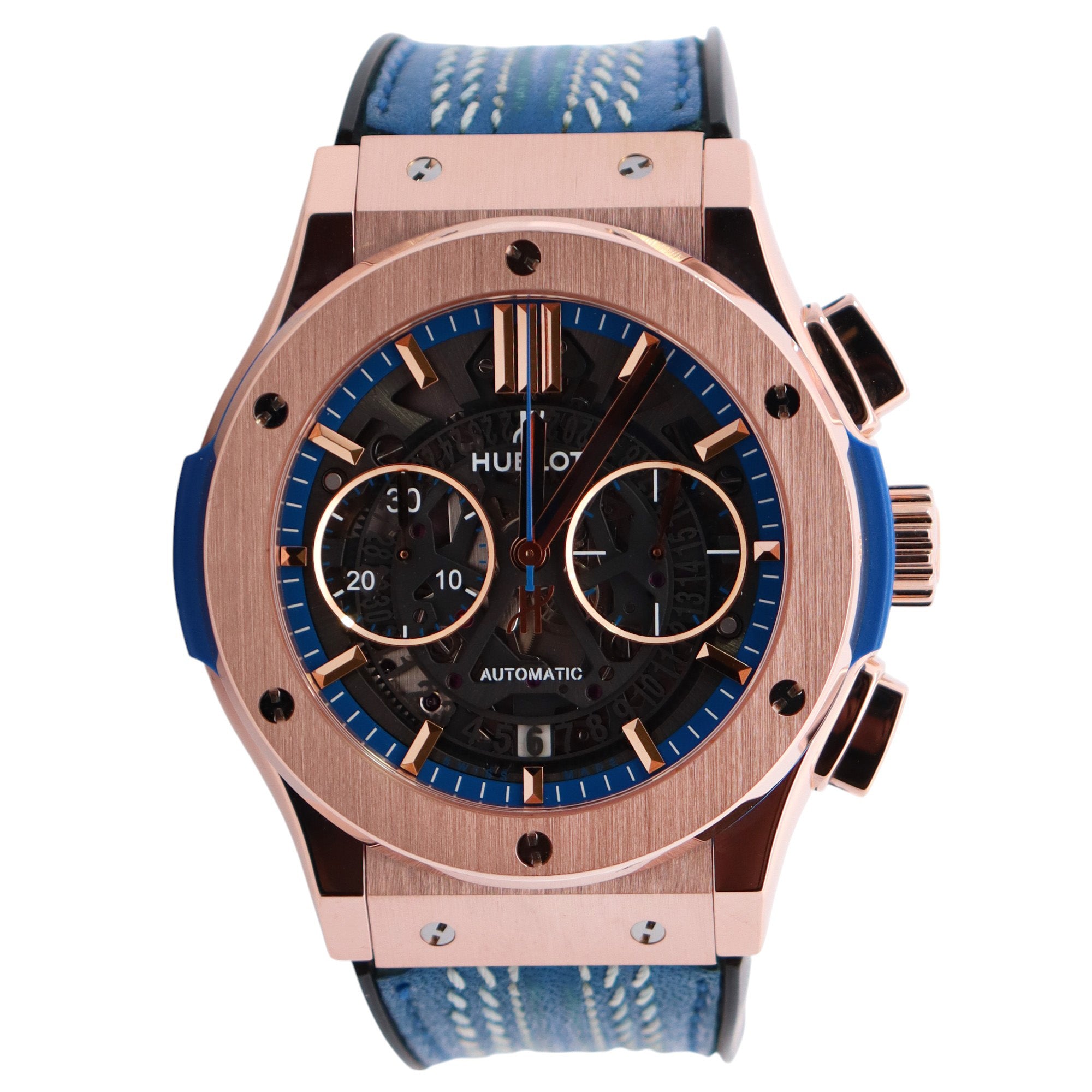 Hublot Classic Fusion 45mm Black Dial Watch Ref# 525.OX.0129.VR.ICC16 - Happy Jewelers Fine Jewelry Lifetime Warranty