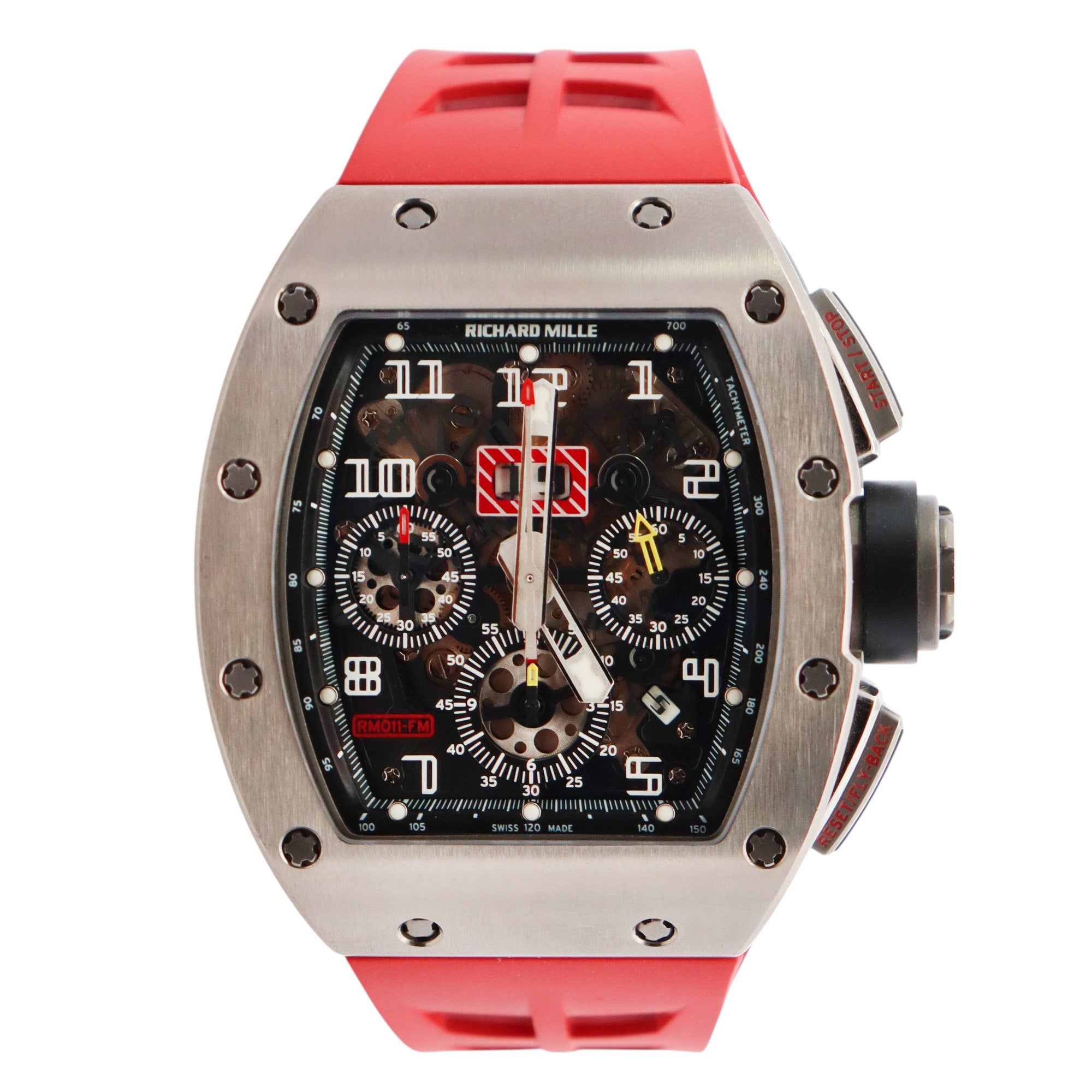 Richard Mille RM011 42mm Openwork Dial Watch Ref# RM011 - Happy Jewelers Fine Jewelry Lifetime Warranty