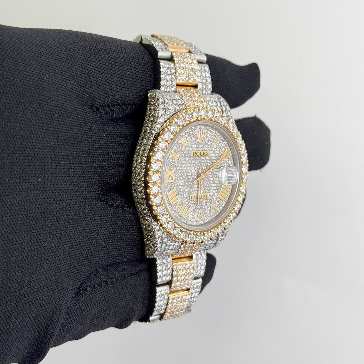 Rolex Datejust 41mm Iced Out Dial Watch Ref# 116333