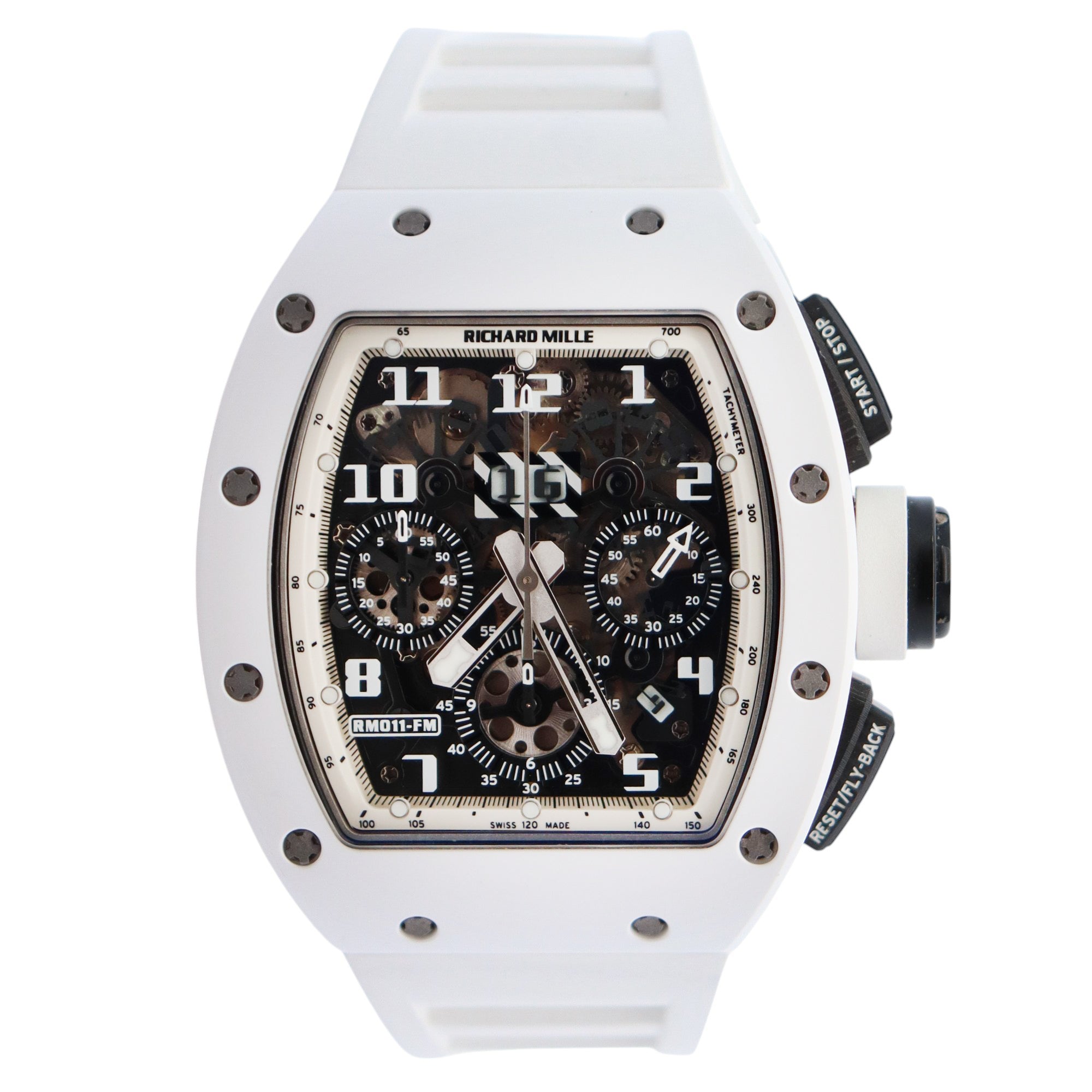 Richard Mille RM011 42mm Openwork Dial Watch Ref# RM011 - Happy Jewelers Fine Jewelry Lifetime Warranty