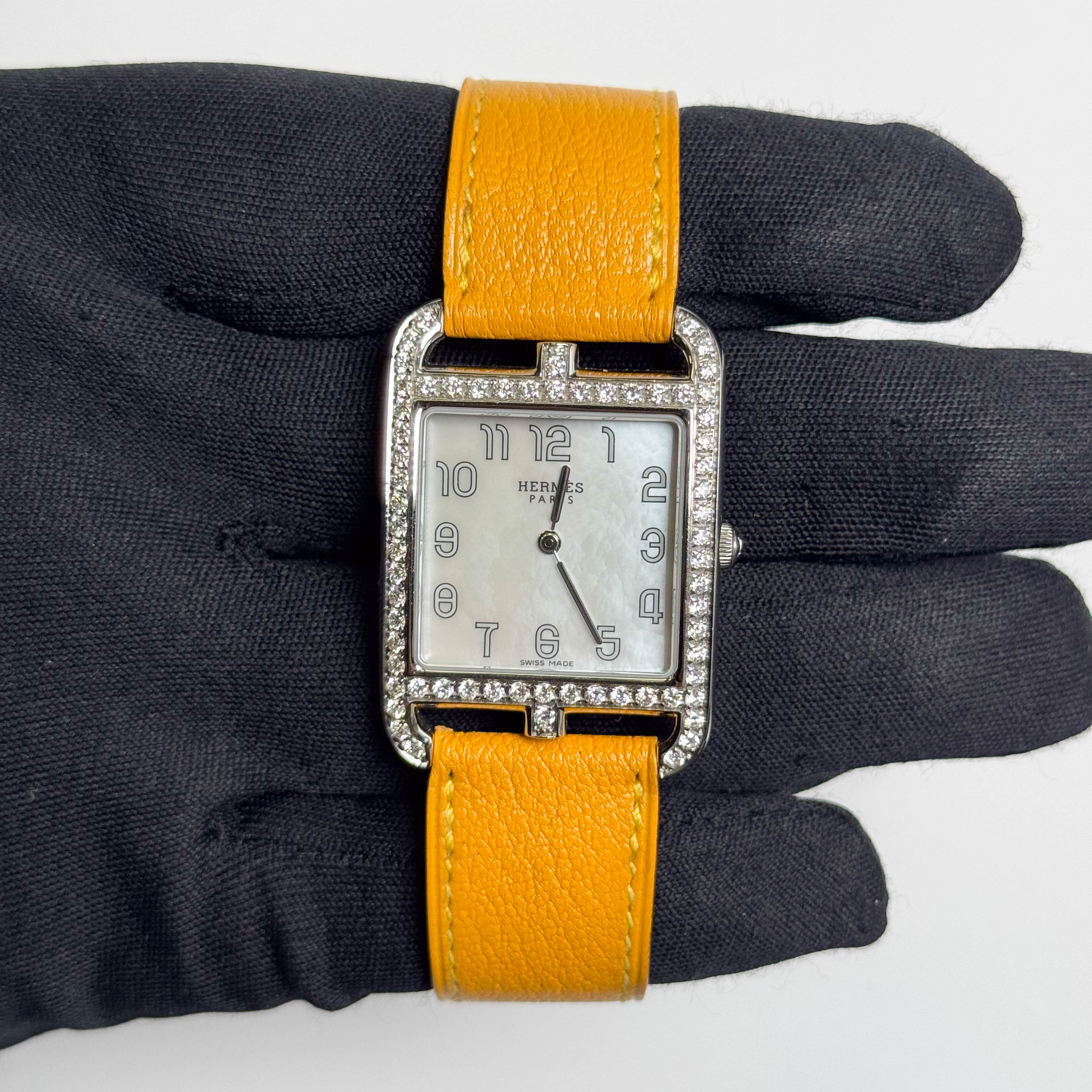 Hermes Cape Cod 31mm MOP Dial Watch Ref# CC2.730 - Happy Jewelers Fine Jewelry Lifetime Warranty