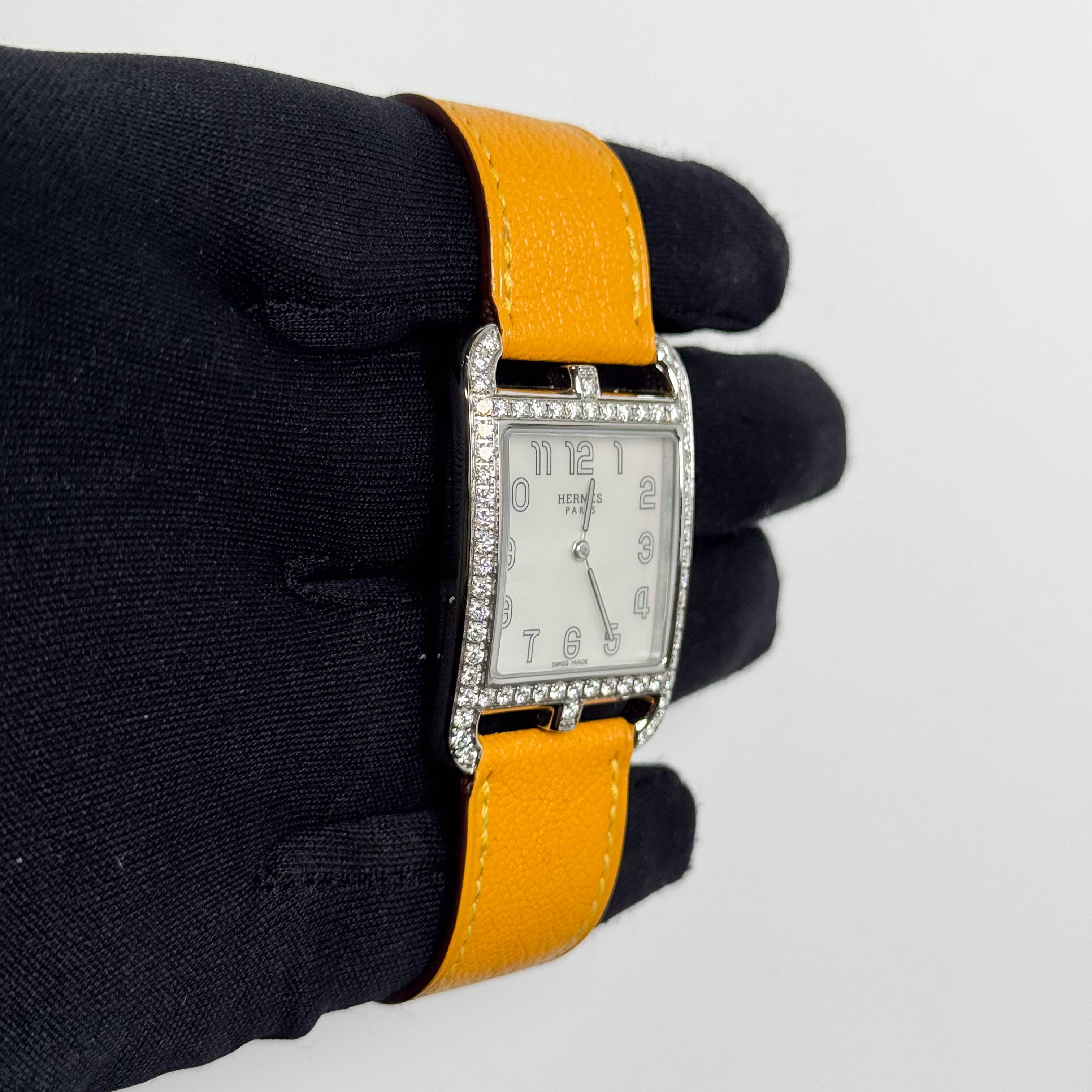 Hermes Cape Cod 31mm MOP Dial Watch Ref# CC2.730 - Happy Jewelers Fine Jewelry Lifetime Warranty