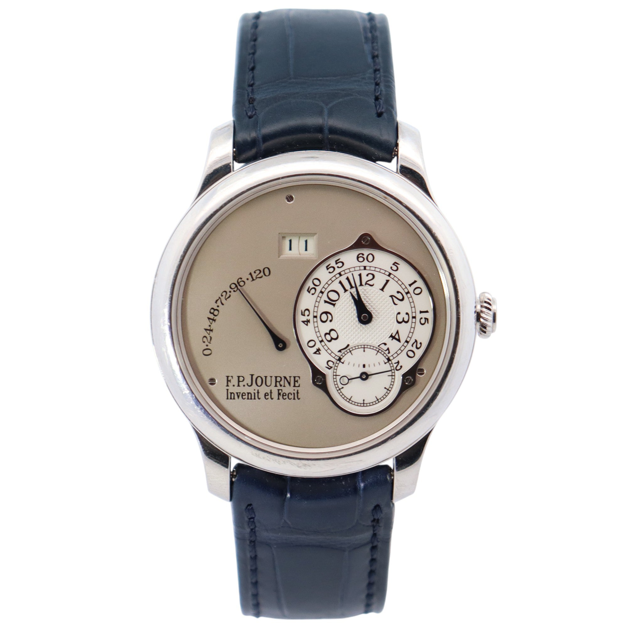 F.P Journe Octa Lune 40mm Grey Dial Watch - Happy Jewelers Fine Jewelry Lifetime Warranty