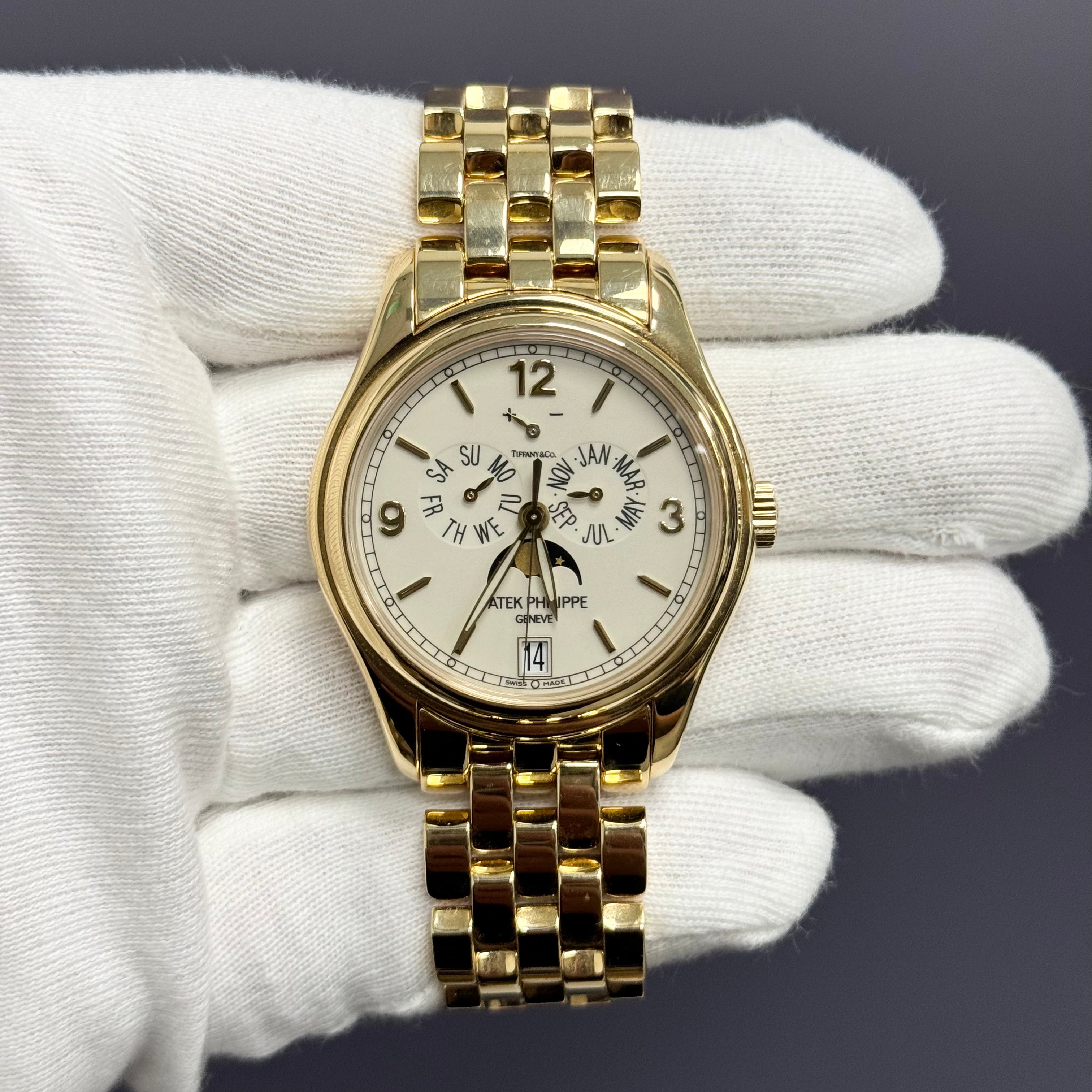 Patek Philippe Complications 39m Cream Dial Watch Ref# 5146/1J-001 - Happy Jewelers Fine Jewelry Lifetime Warranty