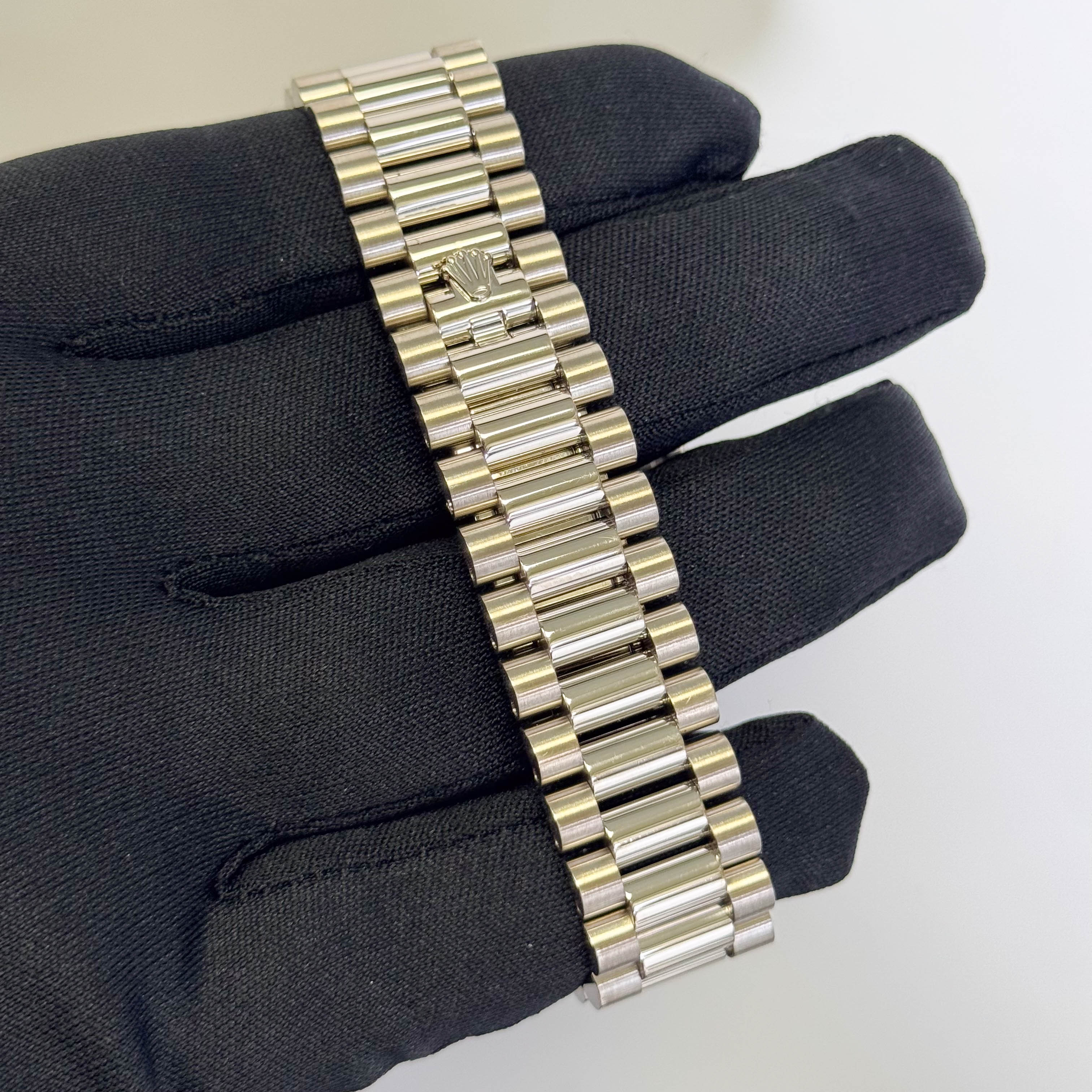 Rolex Day-Date 40mm Black Dial Watch Ref# 228349RBR - Happy Jewelers Fine Jewelry Lifetime Warranty