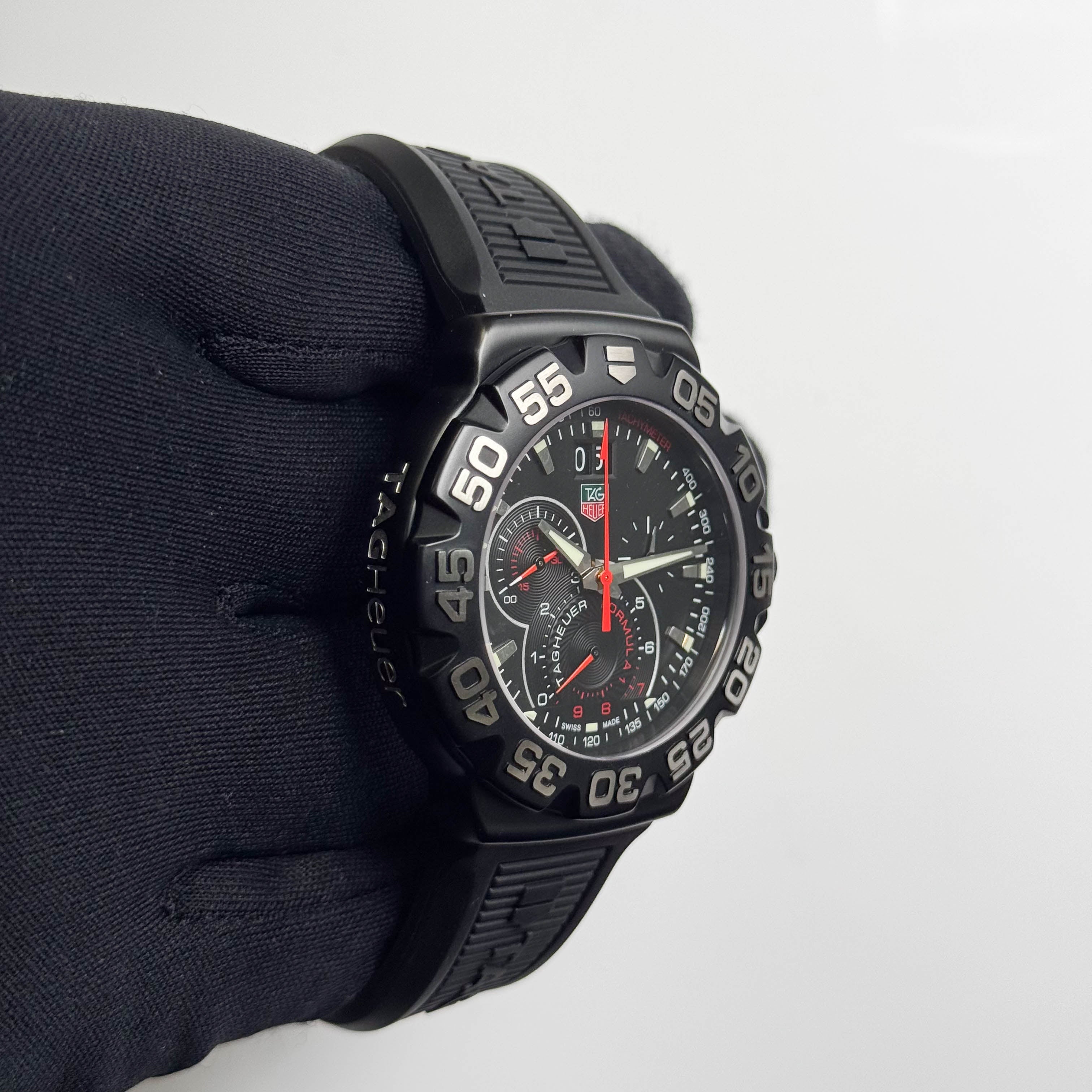 Tag Heuer Formula One 44mm Black Dial Watch Ref# CAH1012.FT6026