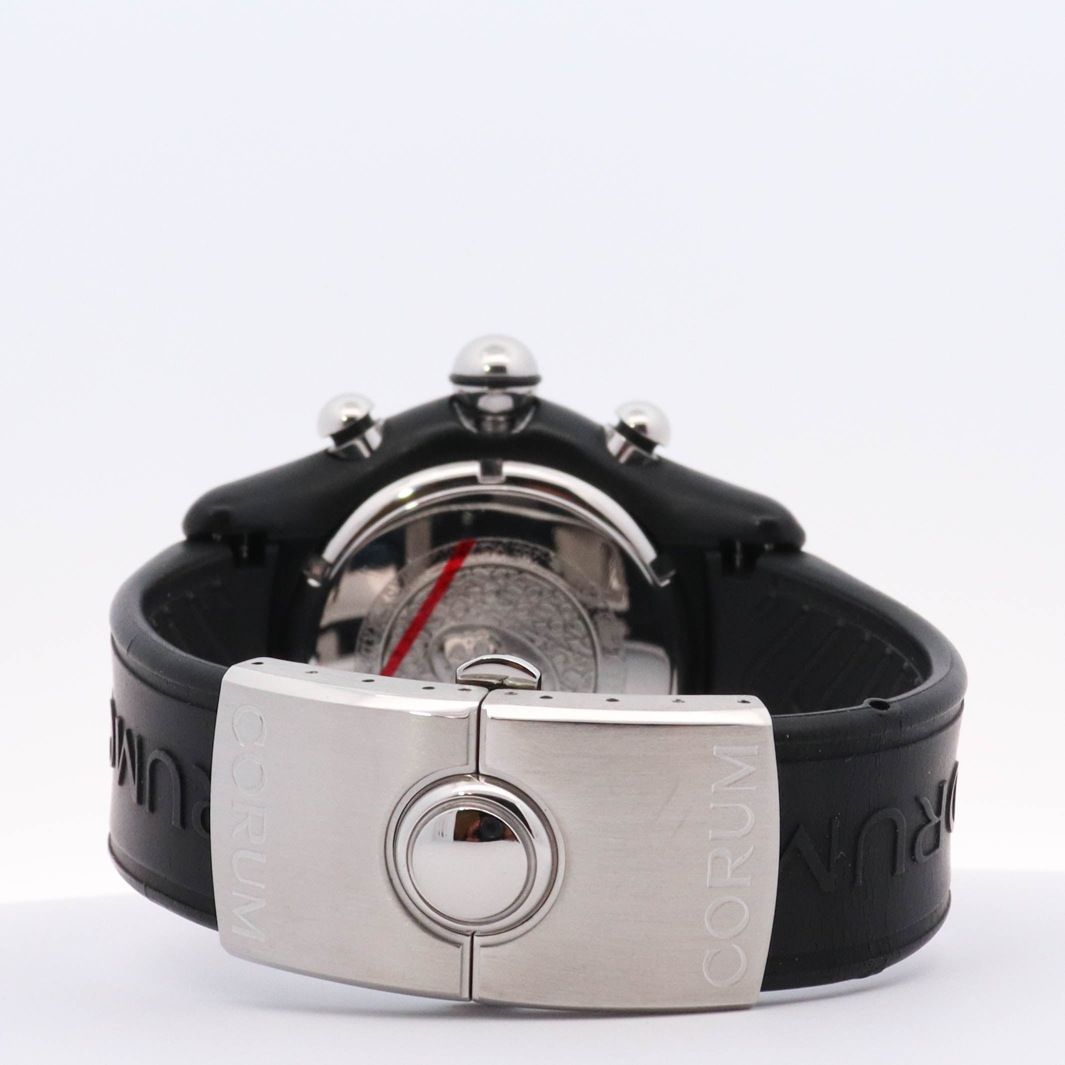 Corum Bubble Stainless Steel 45mm Chronograph Dial Watch Reference#: 285.190.20 - Happy Jewelers Fine Jewelry Lifetime Warranty