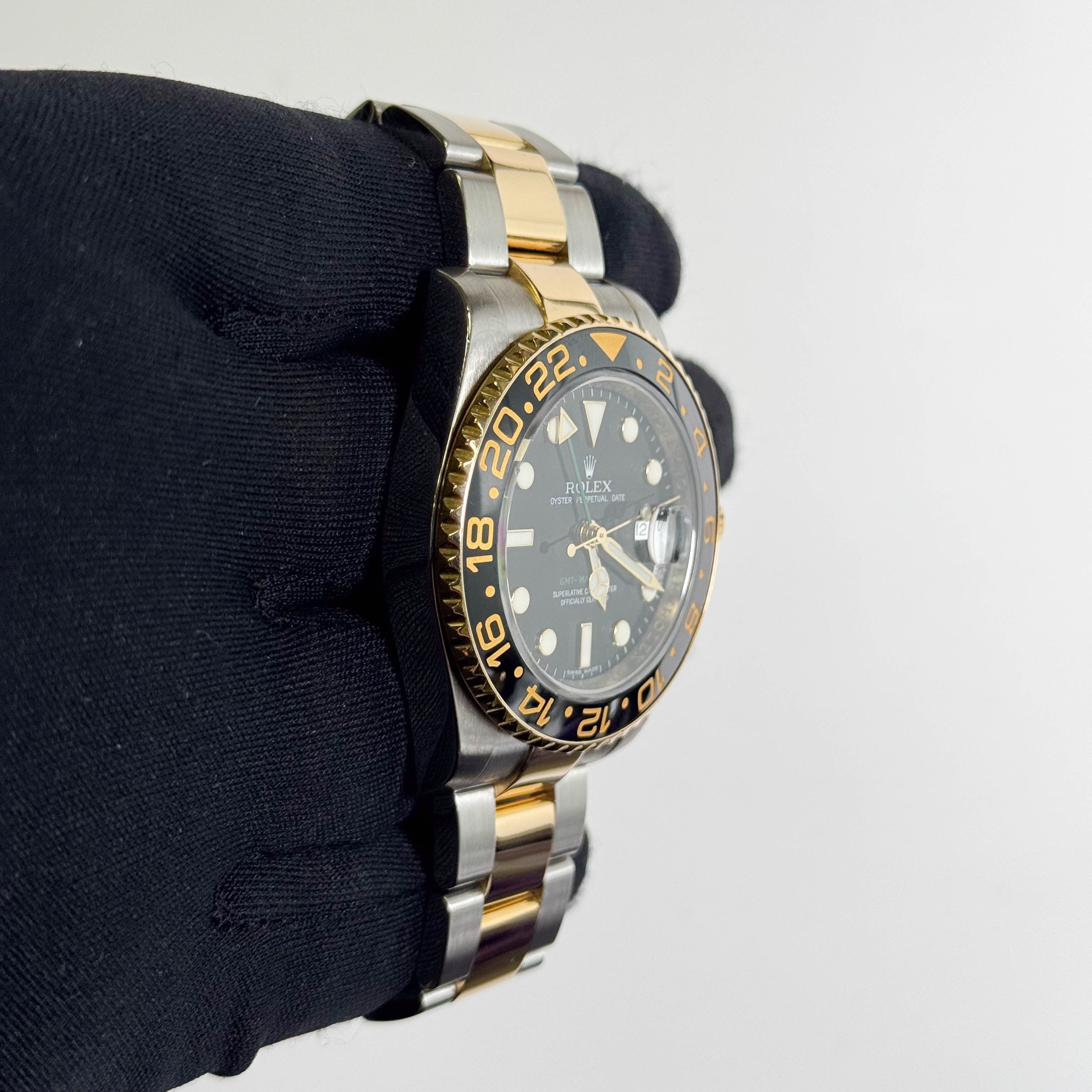 Rolex GMT-Master II 40mm Black Dial Watch Ref# 116713 - Happy Jewelers Fine Jewelry Lifetime Warranty