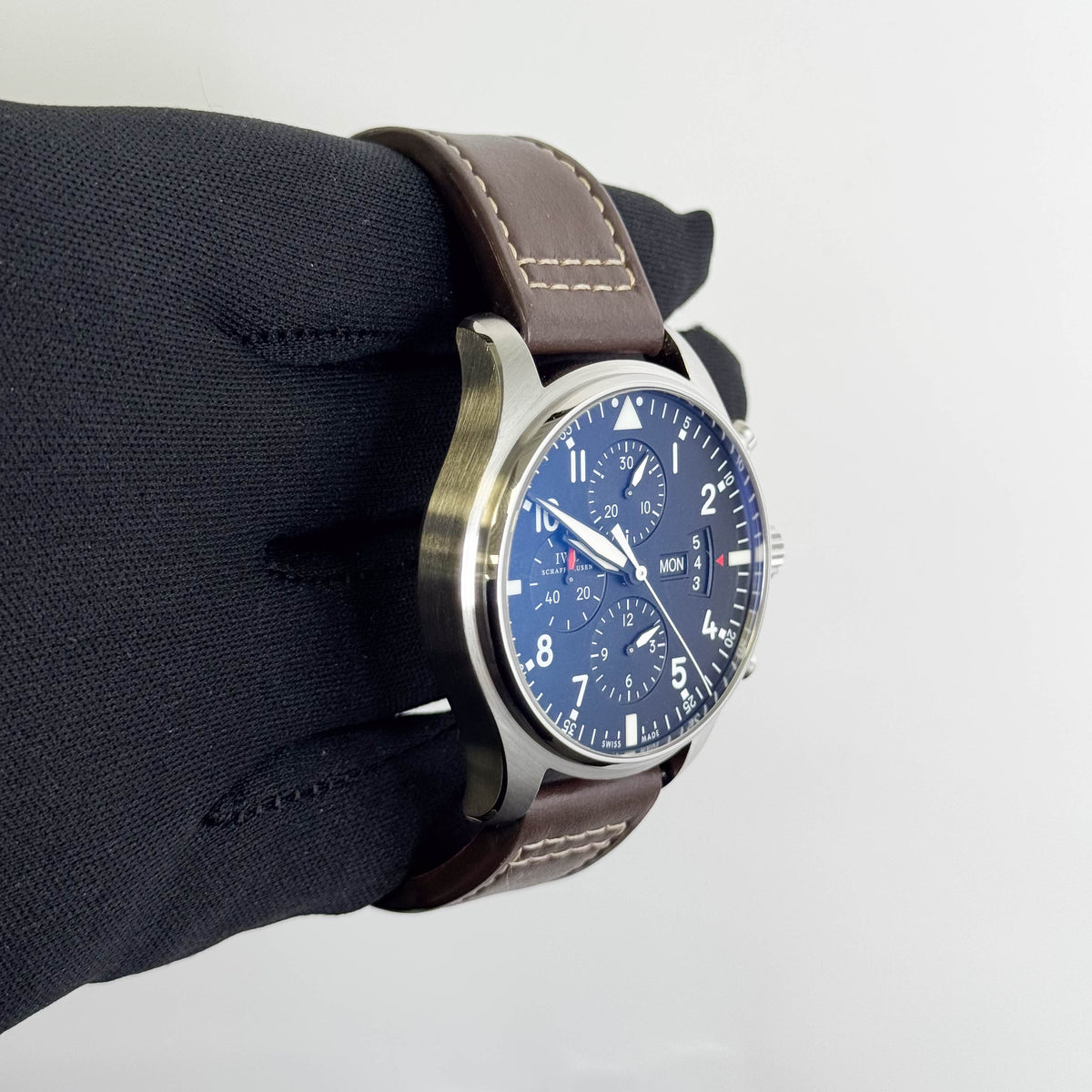IWC Pilot 43mm Black Dial Watch Ref# IW377701